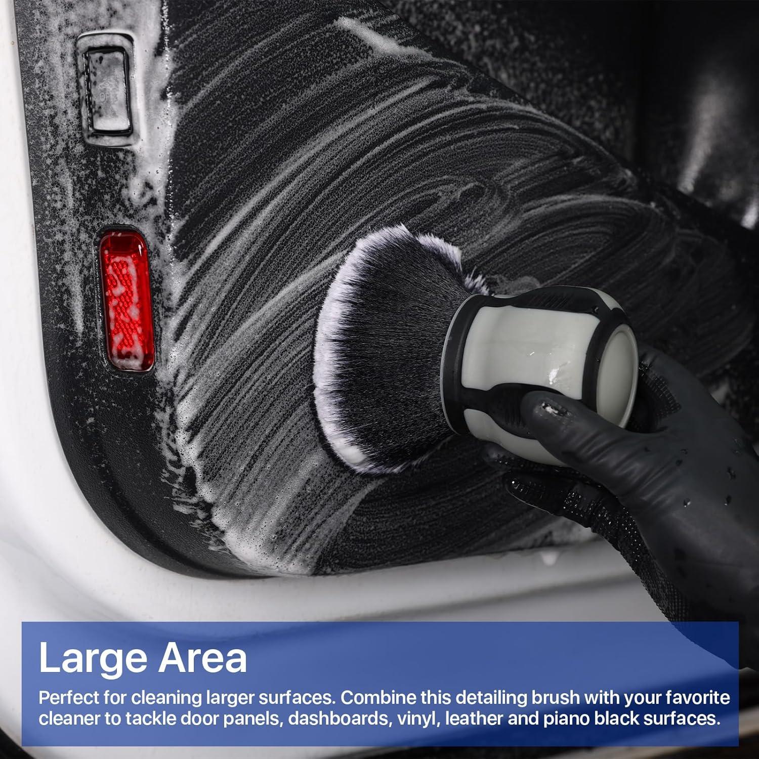 Set de Cepillos de Detalle Birbenben ProGrip 4PCS - Gris