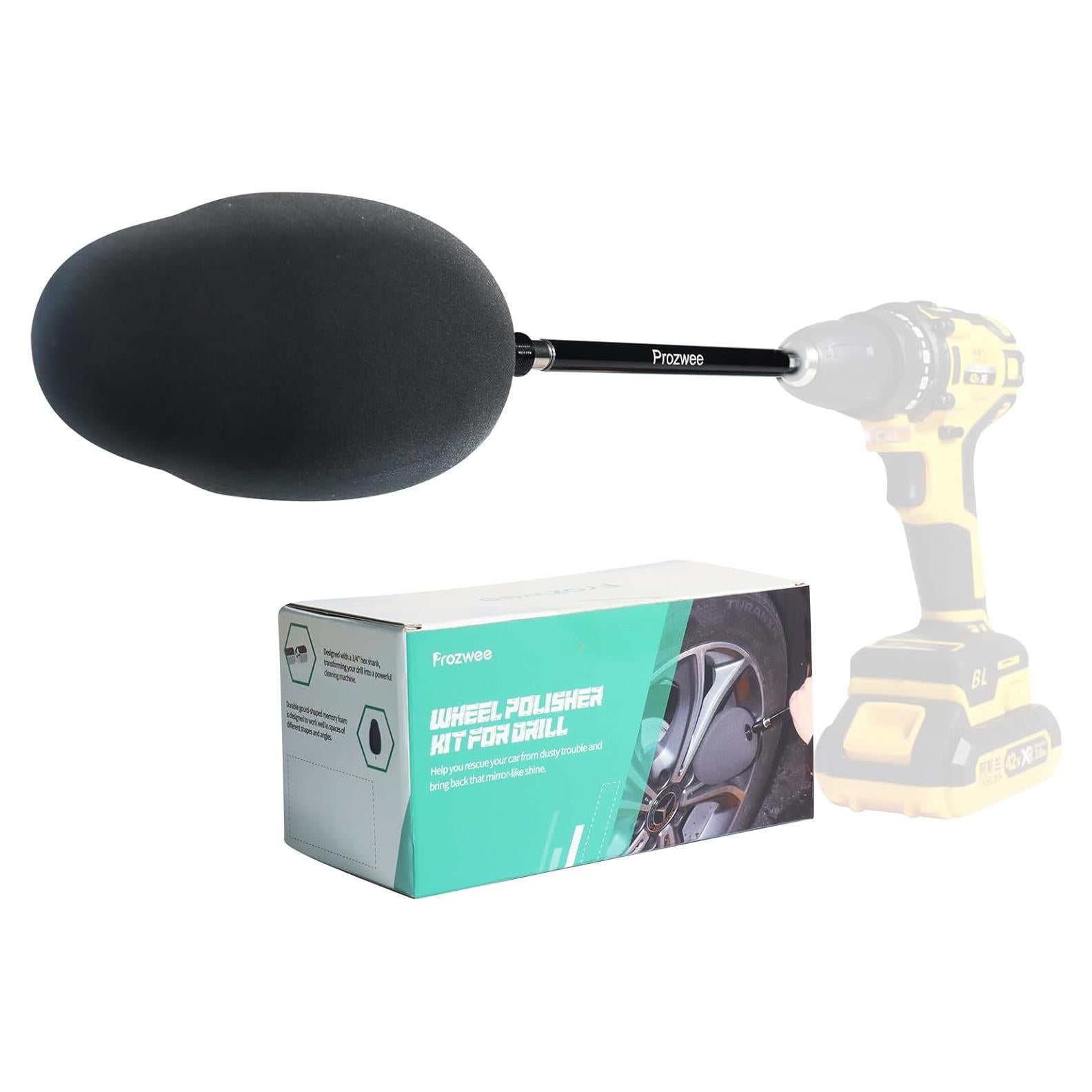 Pulidor de Ruedas Prozwee con Extensión para Taladro 288g