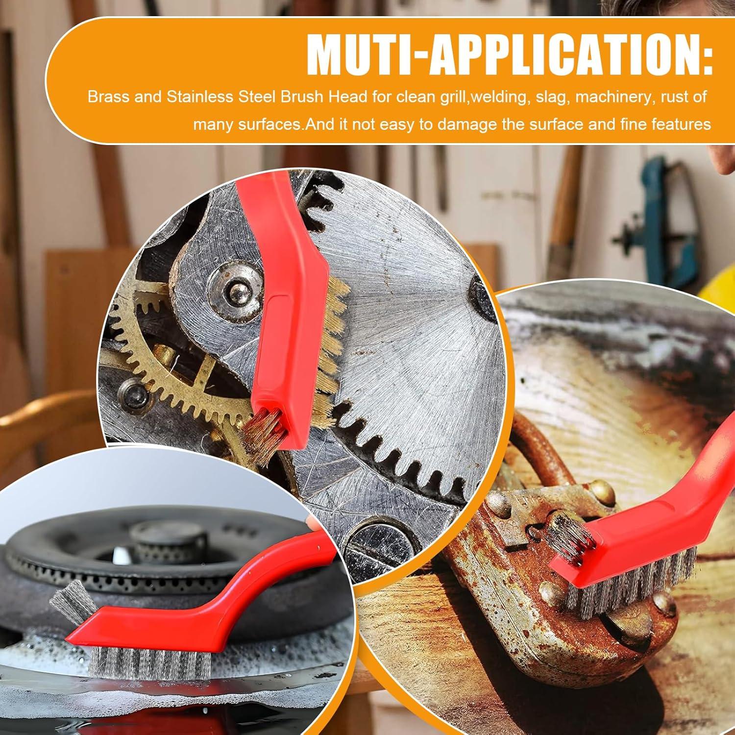 9 Piezas Cepillos de Alambre IPELY para Taladro 17.78 cm