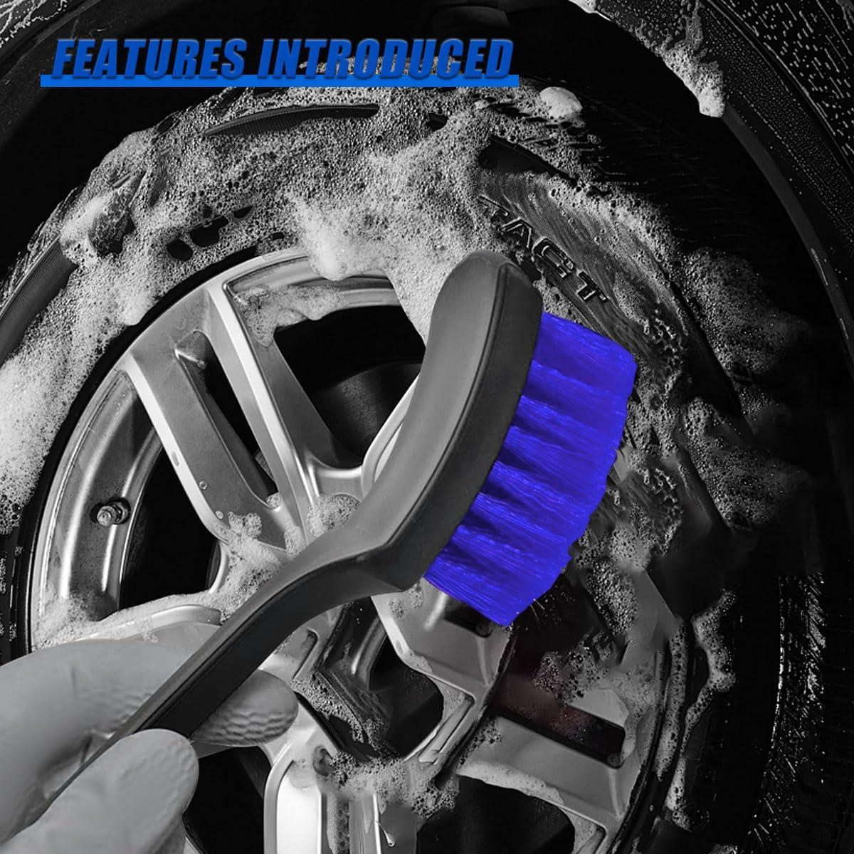 Cepillo de Limpieza de Auto ZIMISI 21x6.3cm Cerdas Suaves