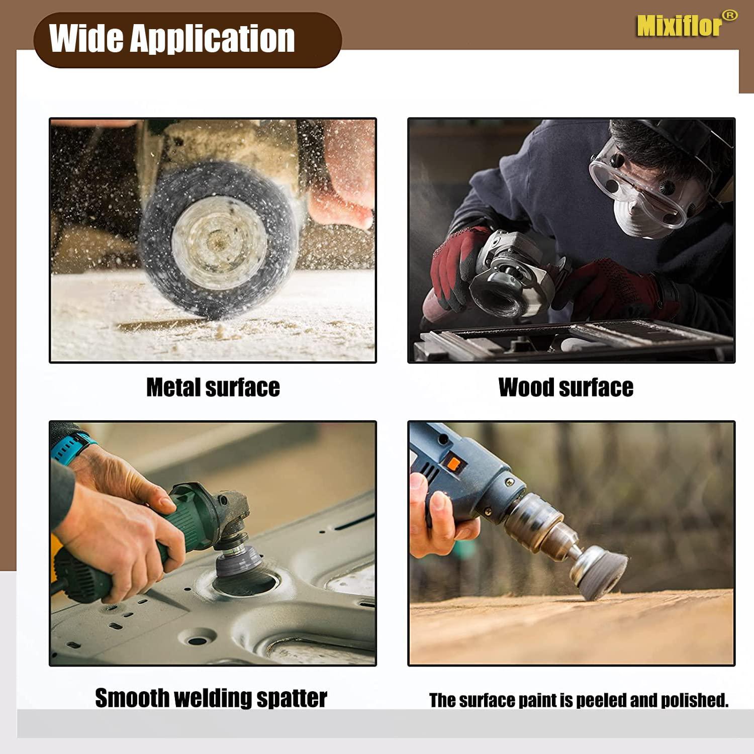 Juego de Cepillos de Alambre para Taladro Mixiflor 8 Piezas