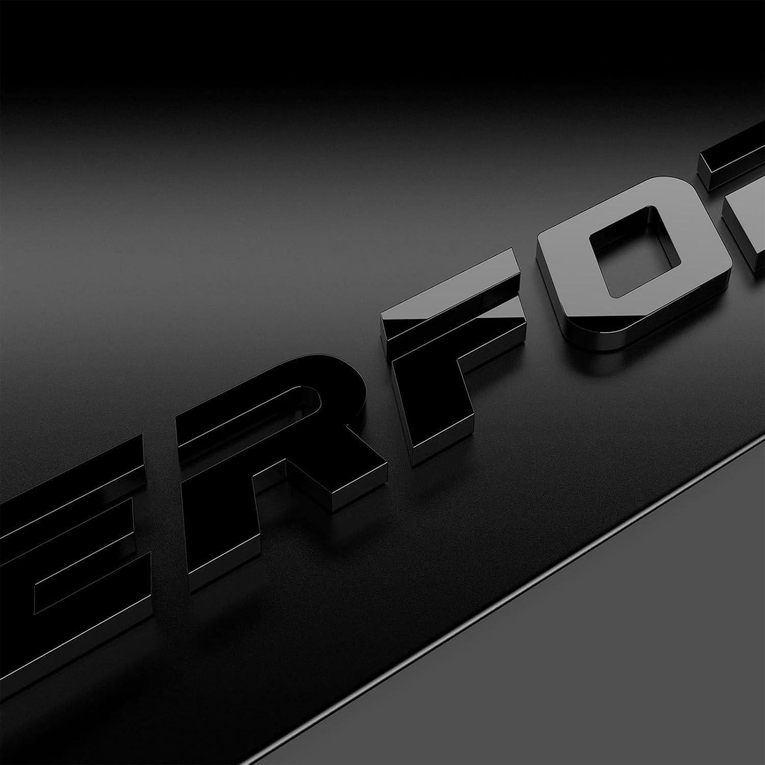 Marco de Placa de Licencia Carvenluxe Negro Ajuste Universal