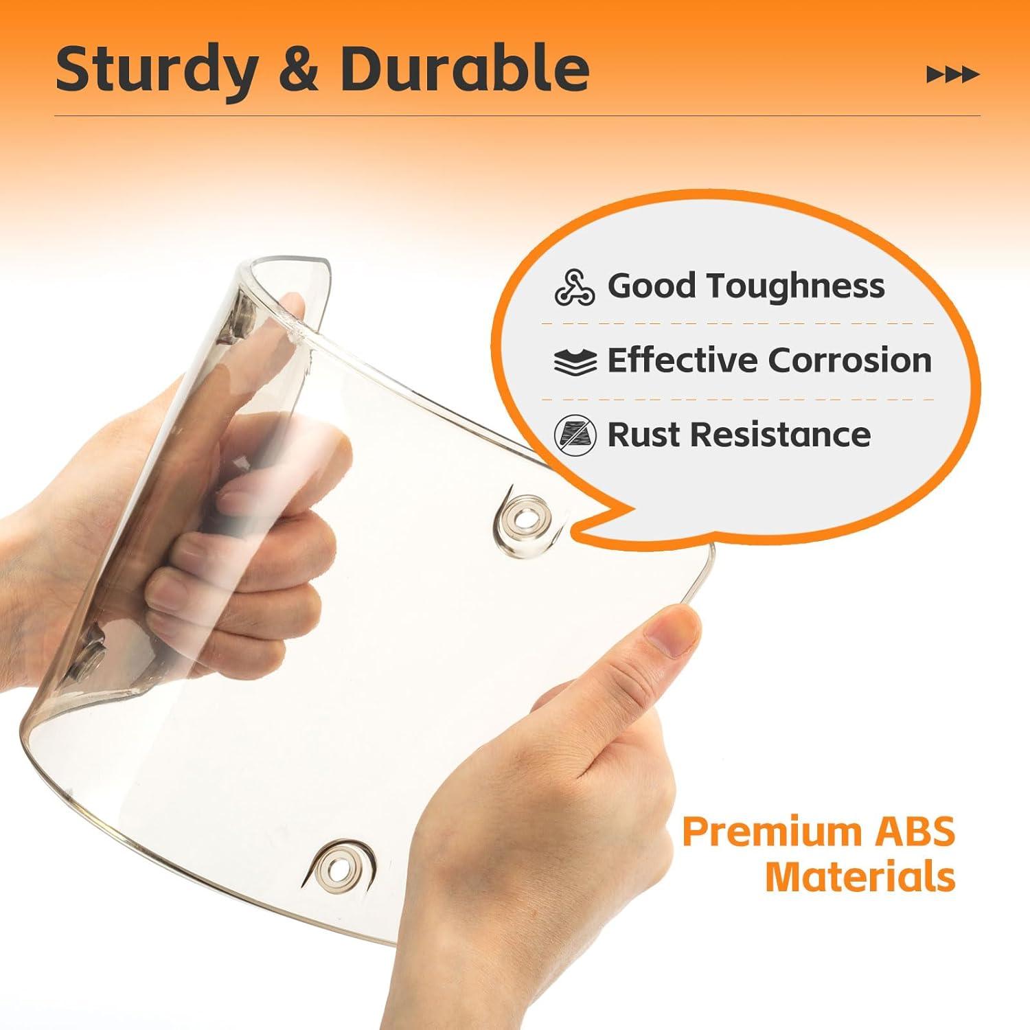 Cubierta y Marco de Placa de Licencia Tzuoen MX0001 Claro