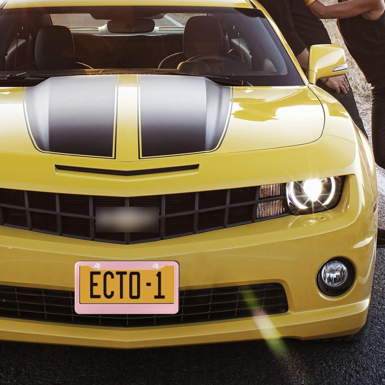 Marco de Placa de Licencia Kigai Rosa - Paquete de 2 Universales