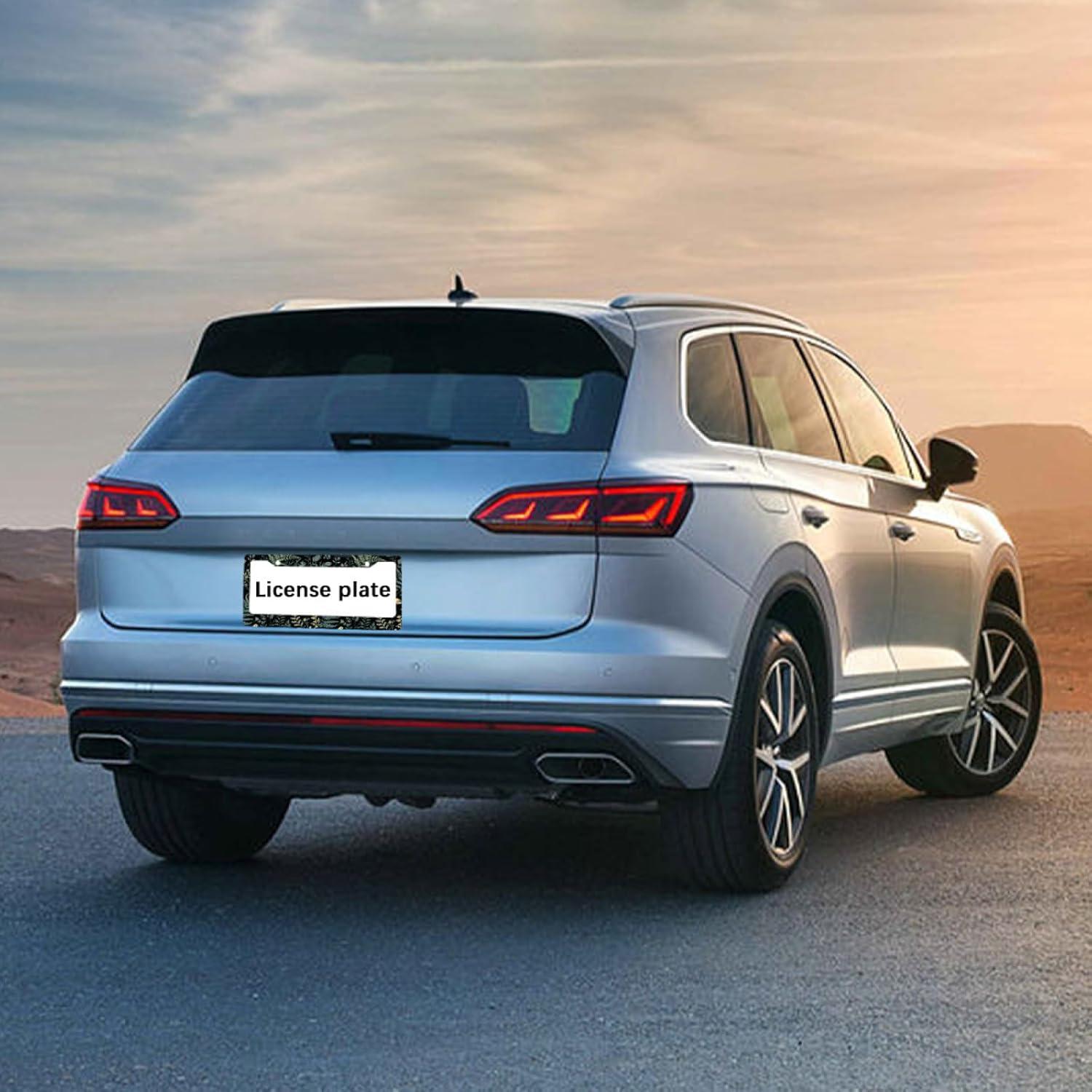 Marco de Placa de Licencia Aluminio GODARM 30.9x16 cm Bosque de Helechos