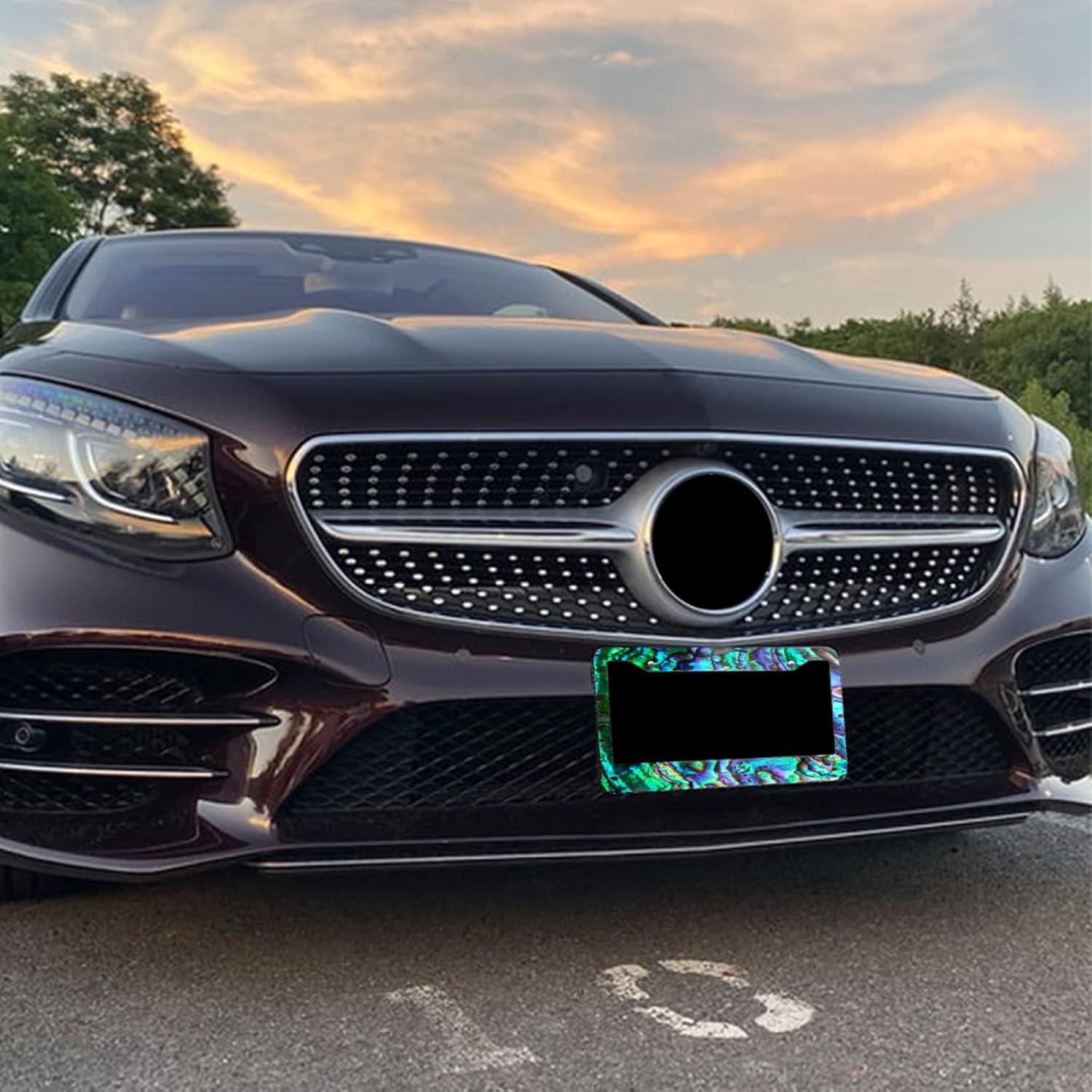 Marco de Placa de Licencia Acero Inoxidable Invincibleframe 30.99x16cm