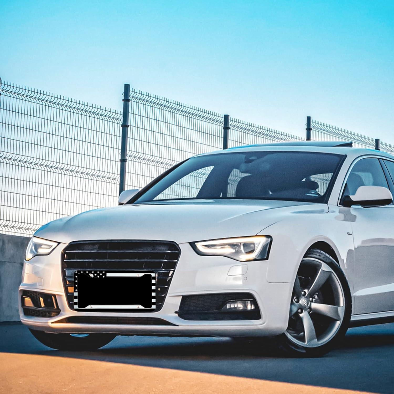 Marco de Placa de Licencia NOCITUN Bandera Americana 30.48x15.24 cm