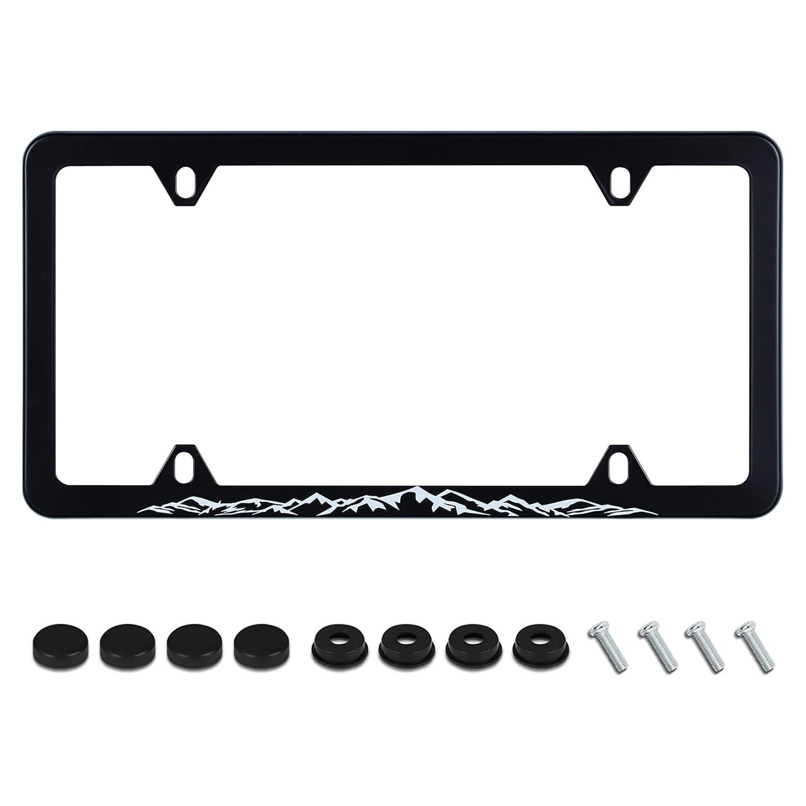 Marco de Placa de Licencia UNINDREM Acero Inoxidable 31x16cm