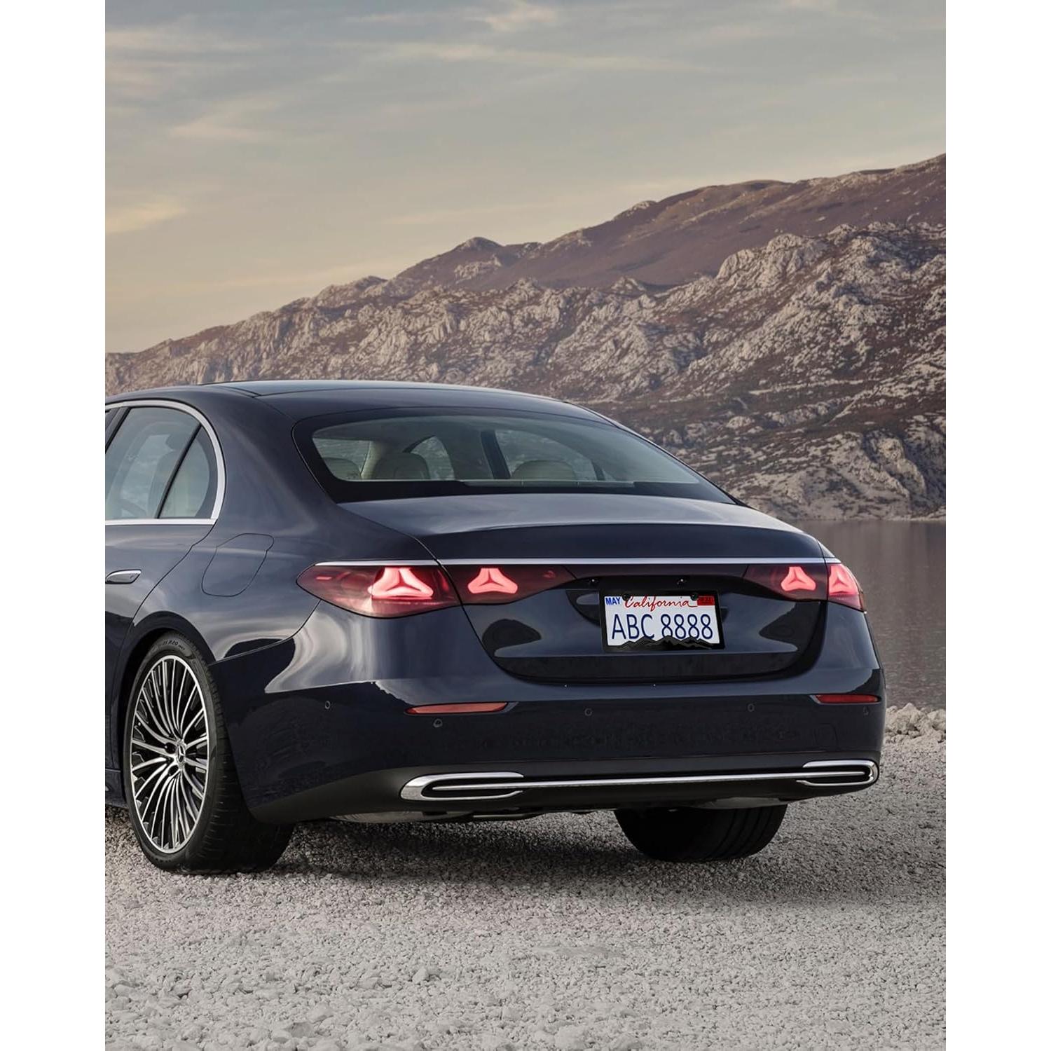 Marcos de Placas de Licencia 3D GNSZSN Negro Universal