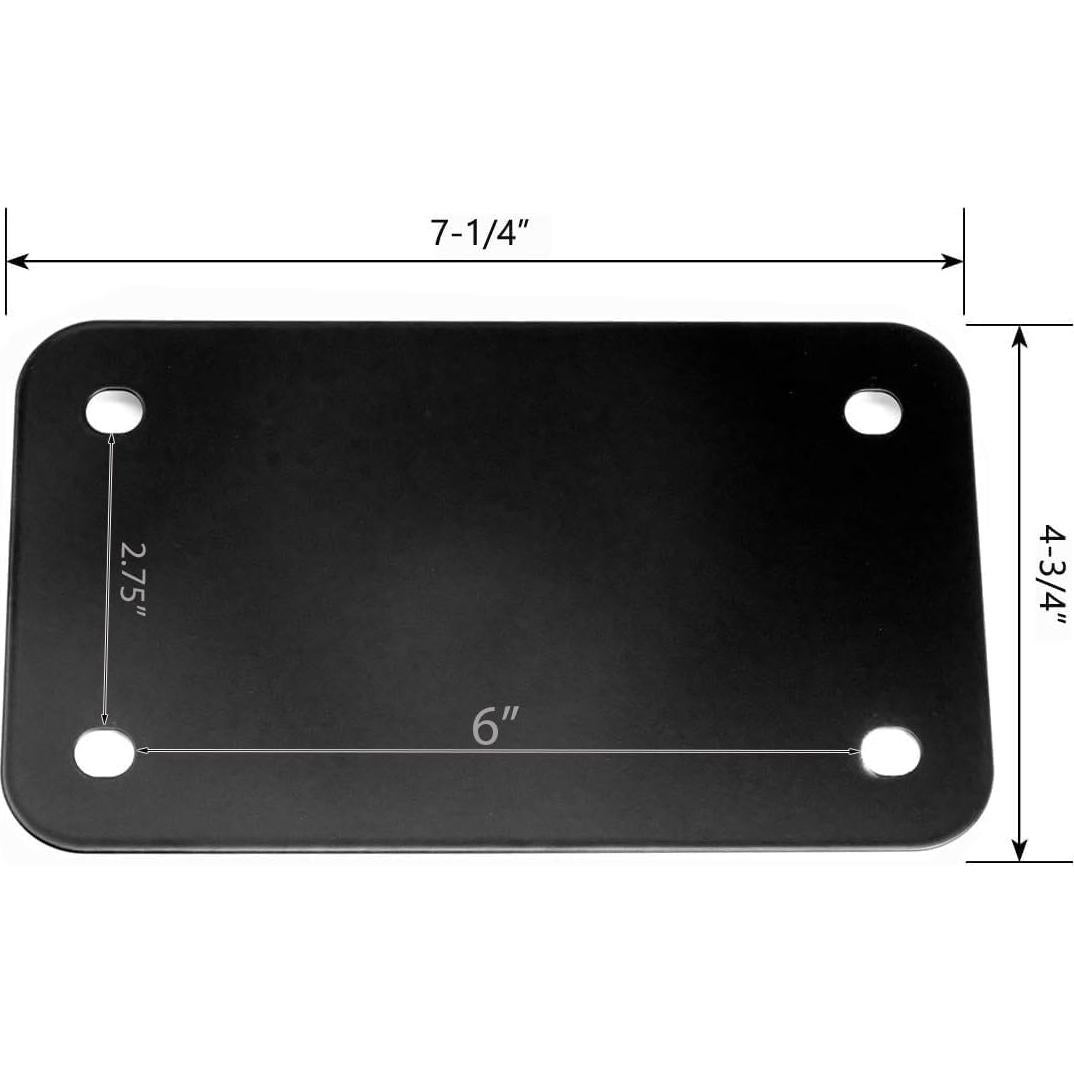 Marco de Placa de Licencia Acero Inoxidable LFPartS Negro