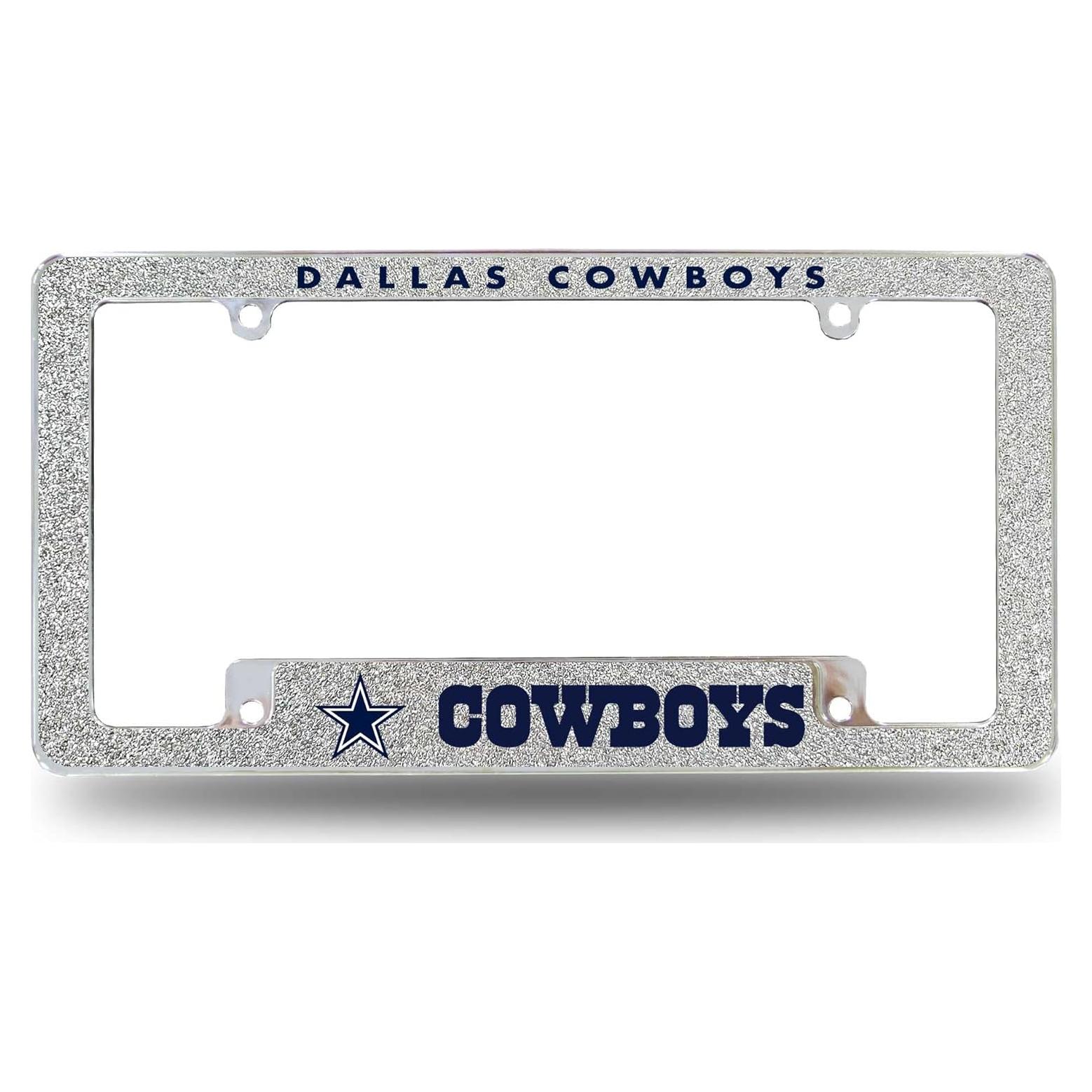 Marco de Placa de Licencia de Cromo Rico Industries AFCGL - Dallas Cowboys