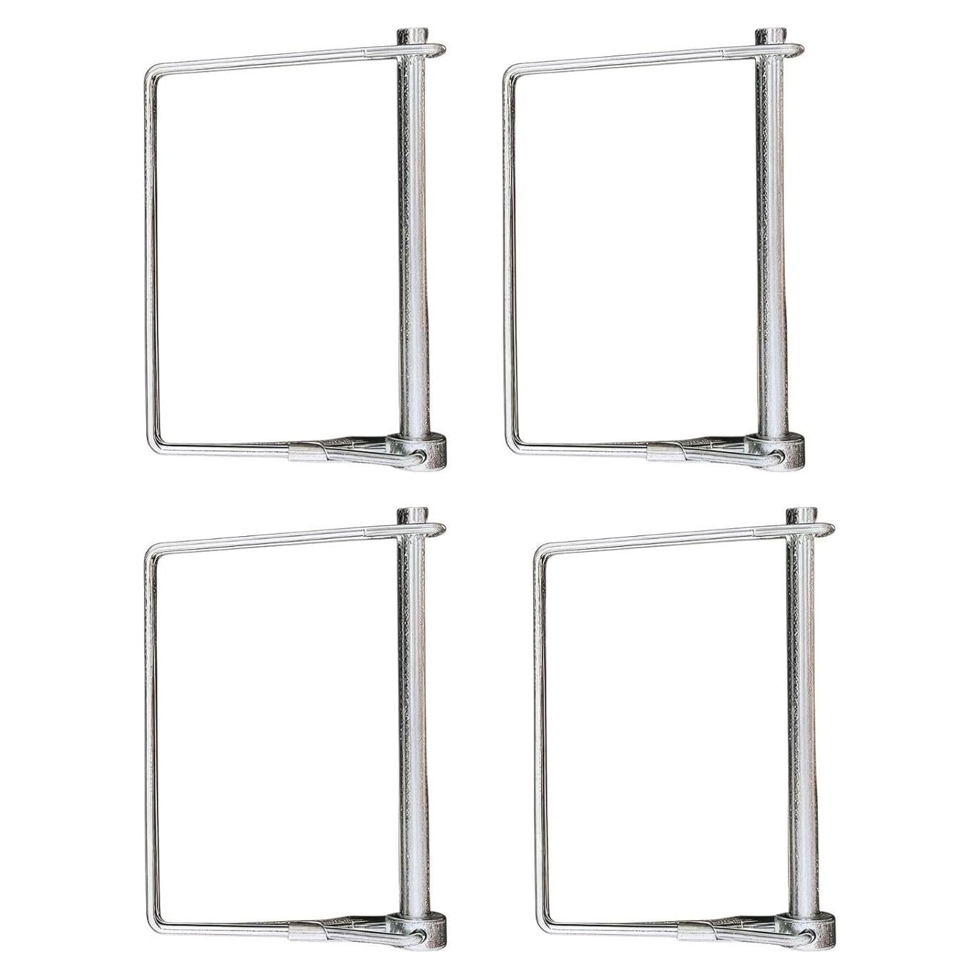 Paquete de 4 Pasadores de Enganche Leoriaie 0.64x8.57 cm Acero