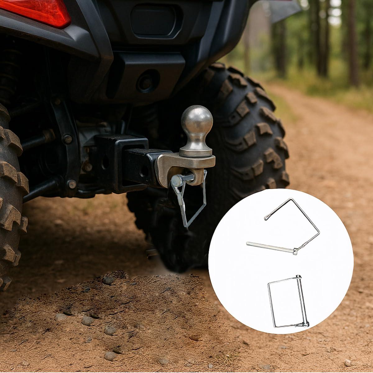 Paquete de 4 Pasadores de Enganche Leoriaie 0.64x8.57 cm Acero