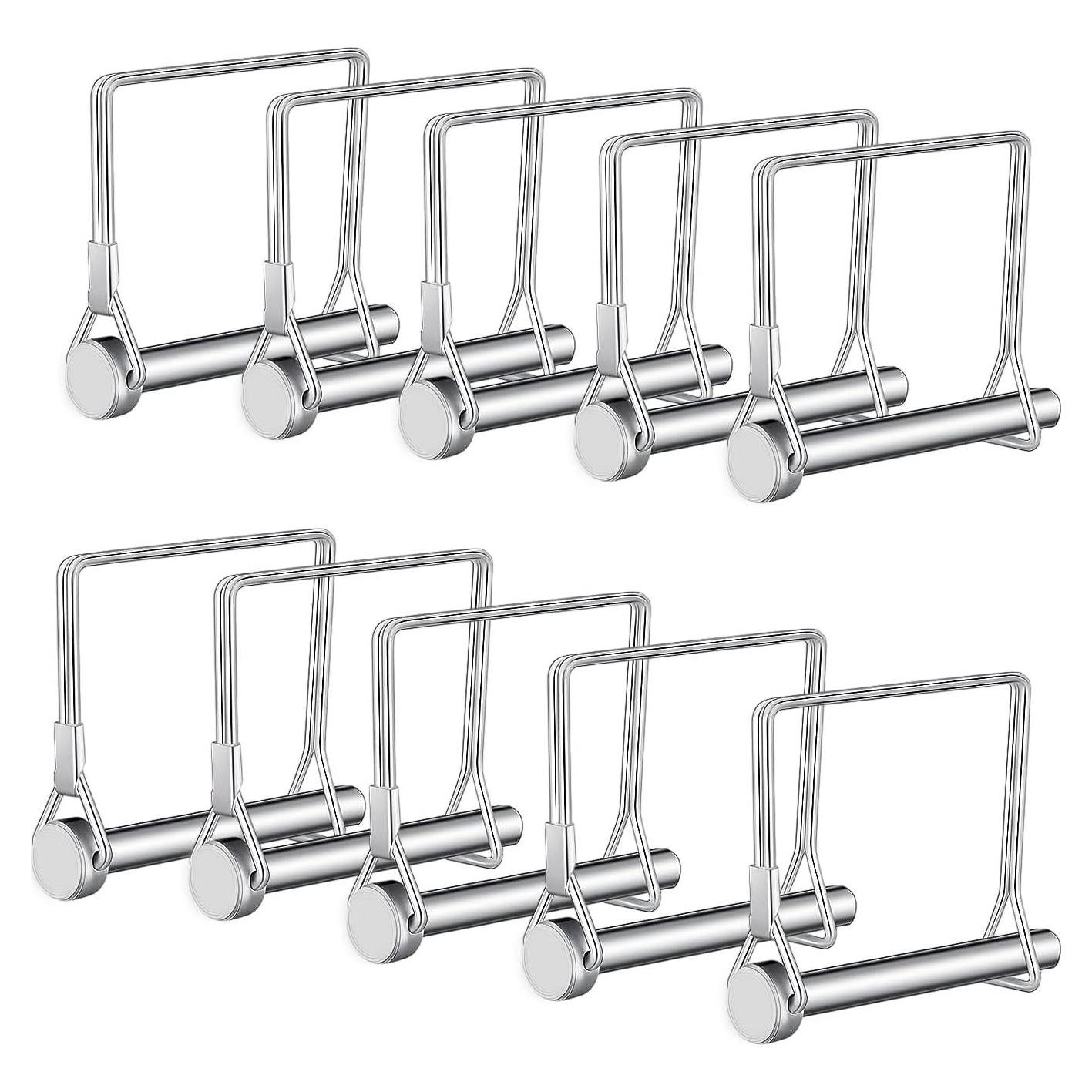 Pines de bloqueo Hincell 10pcs 6.3mm Galvanizados para Remolque