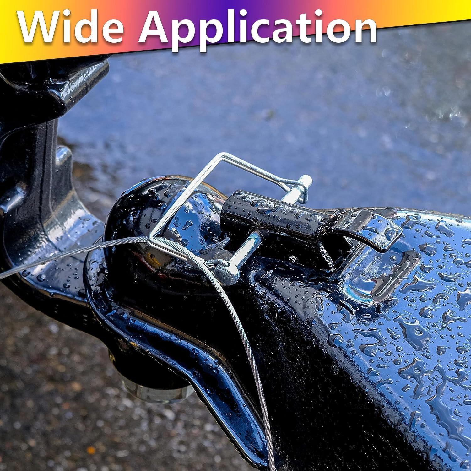 Pines de bloqueo Hincell 10pcs 6.3mm Galvanizados para Remolque