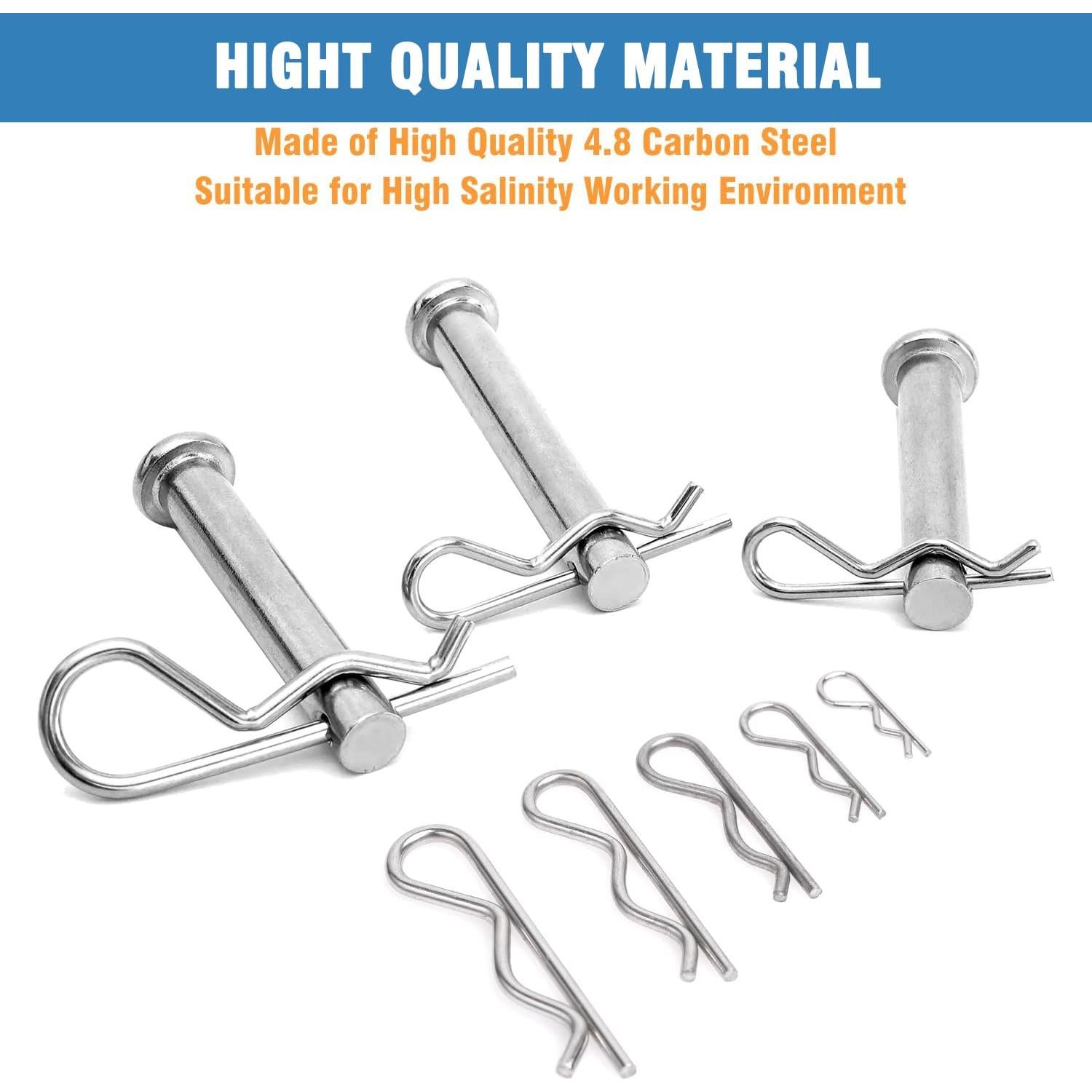 16 Pasadores de Enganche R Clips ALLWIN M3x65mm Alta Resistencia