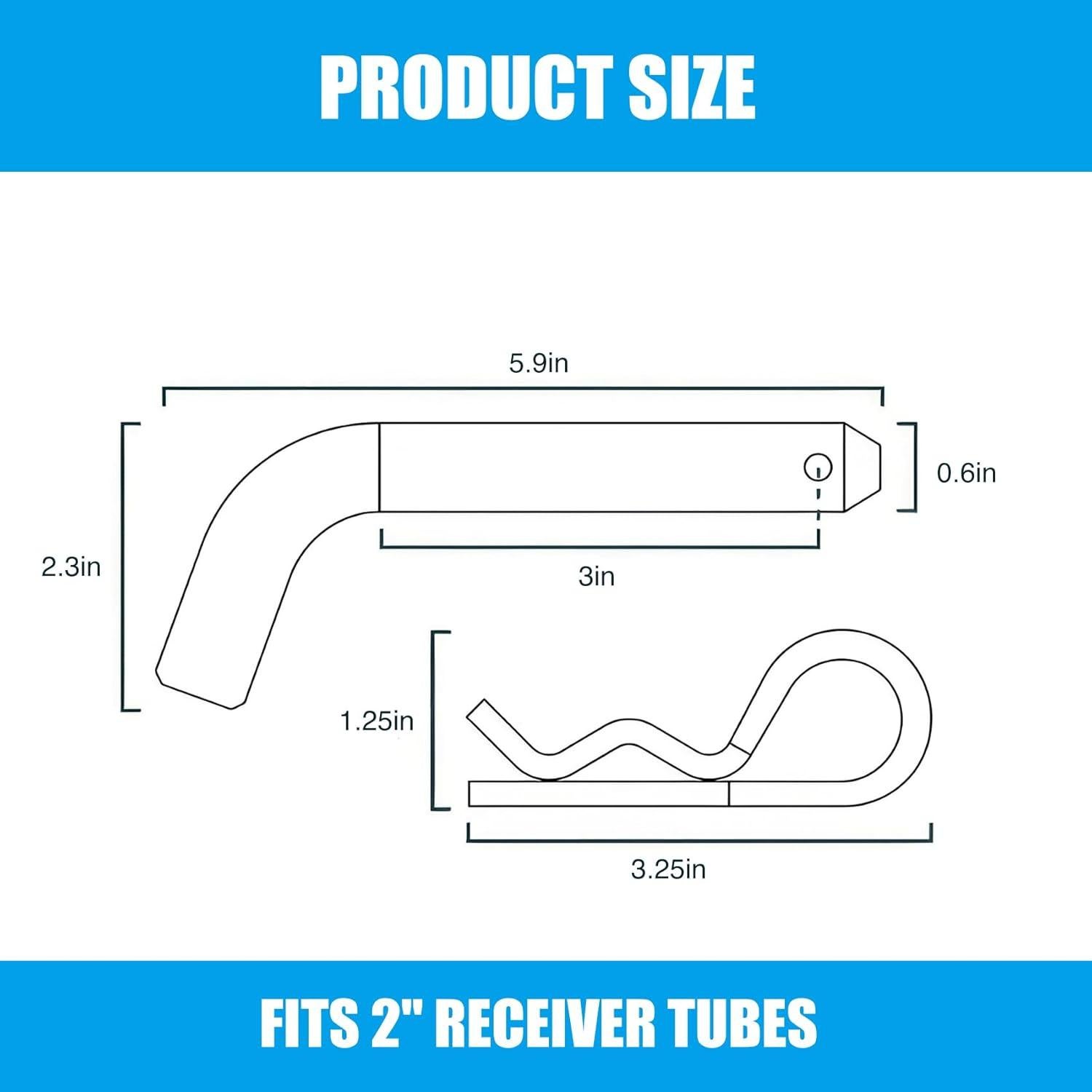 Pasador de Enganche Tellfeel 5/8" (1.59 cm) Alta Resistencia