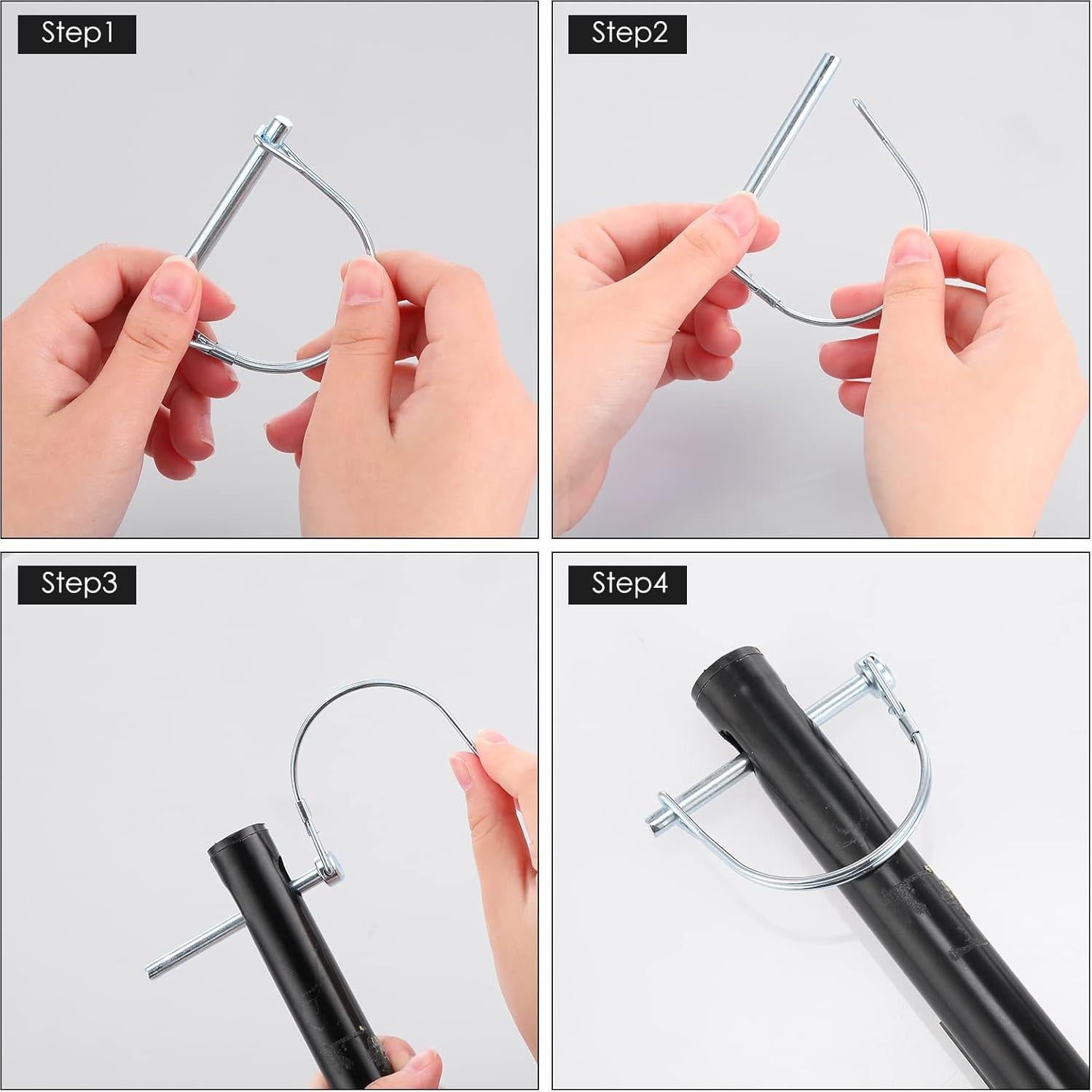 Cerradura de Pasador de Enganche Yexiya 30 Pcs 6mm 70mm