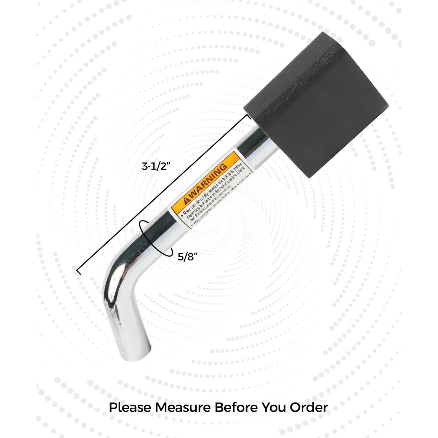 Bloqueo de Enganche UBOG 5/8" (1.59 cm) con Llave