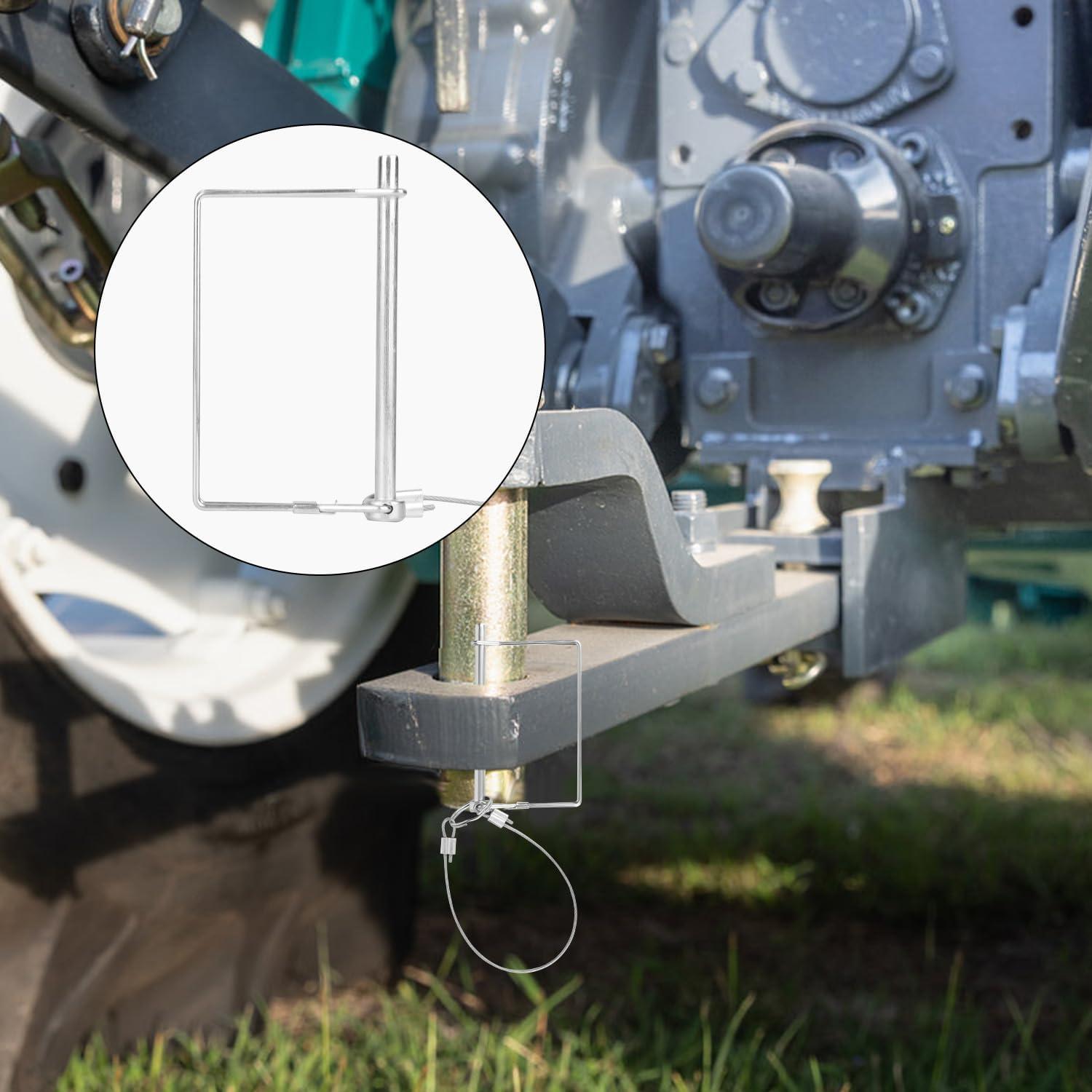 4 Pasadores de Enganche Cuadrados BOXOB I17025 con Anillo Antipérdida