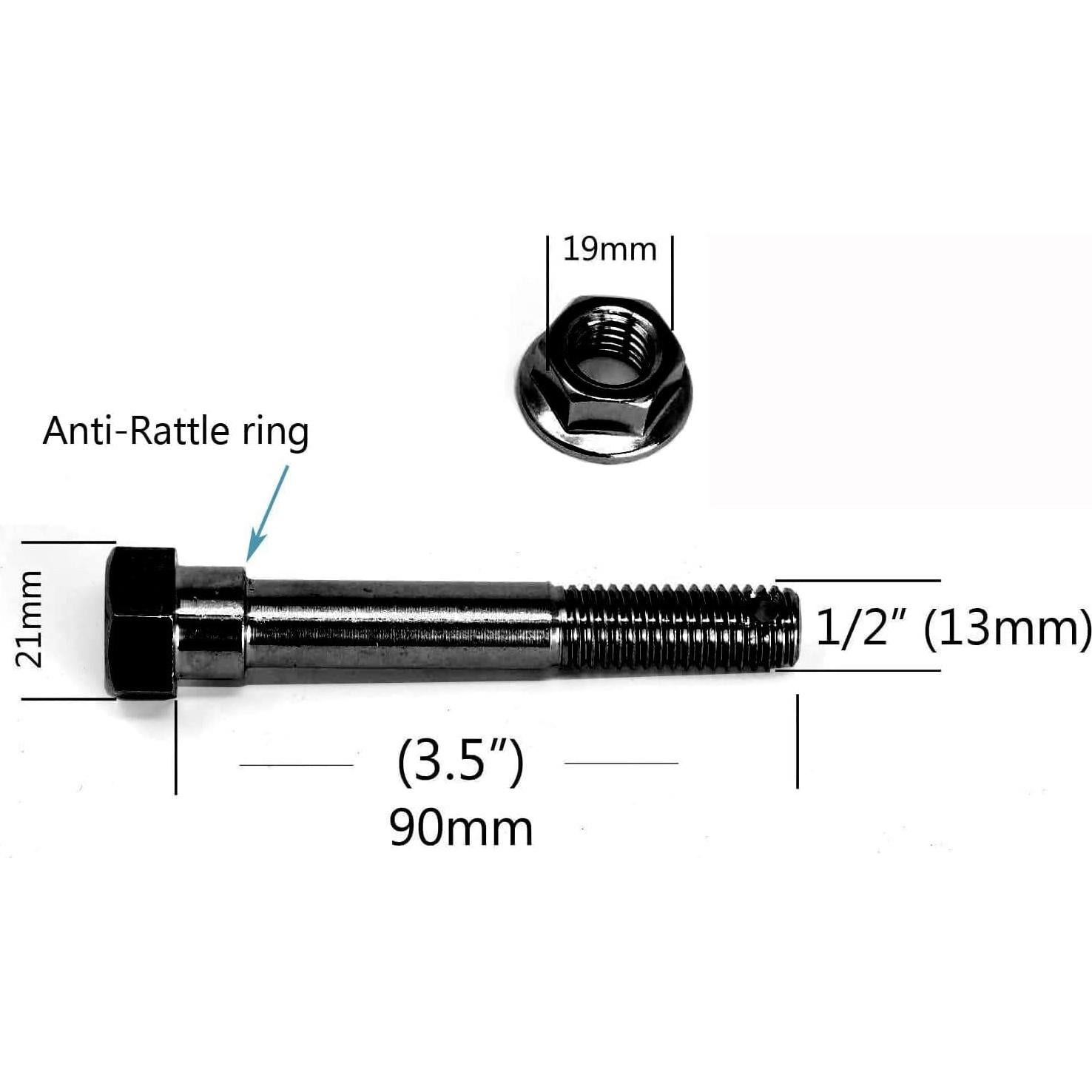 Perno de Enganche Antivibración eVerHITCH 5.08 cm Acero Inoxidable