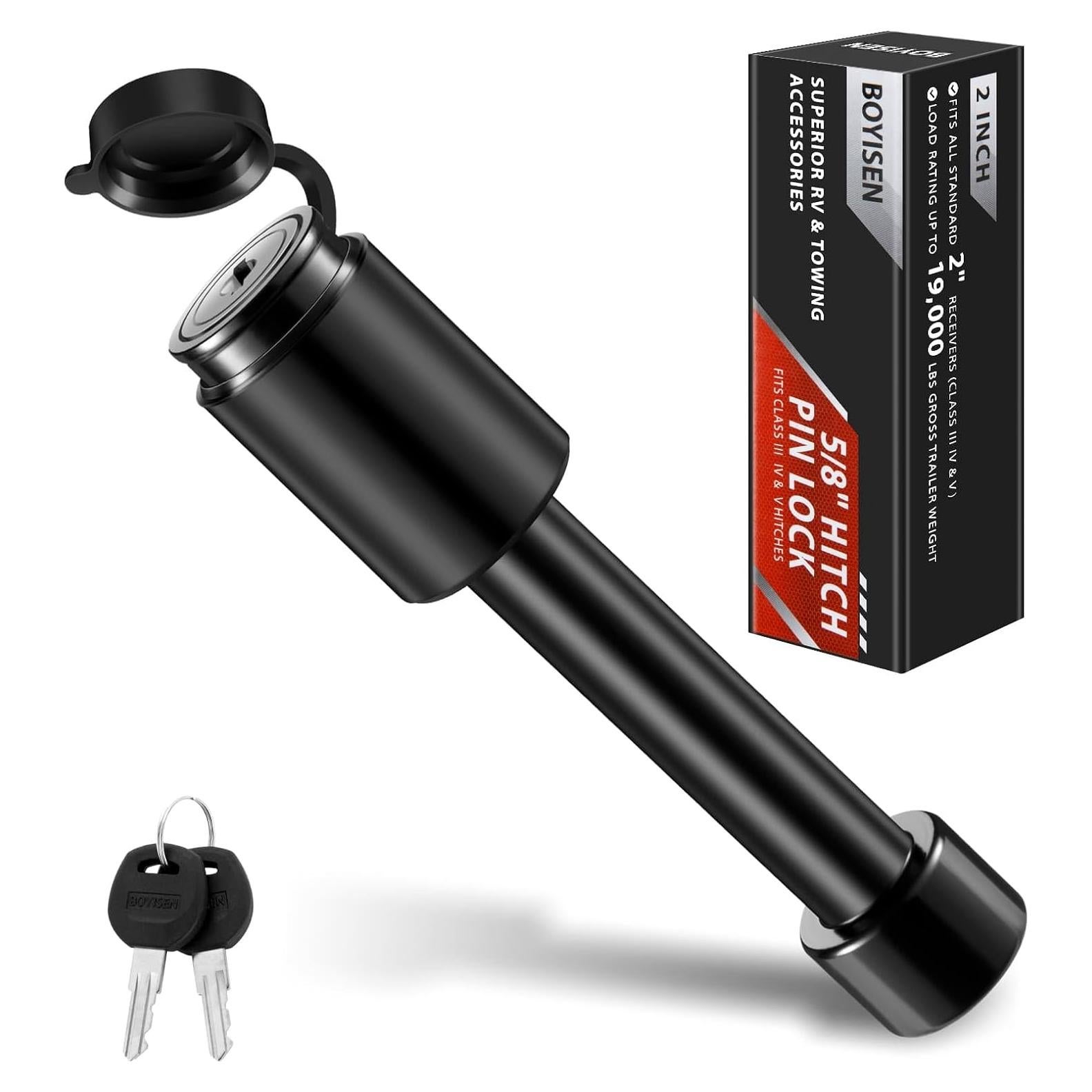 Cerradura de Pasador de Enganche BOYISEN 2" Antirrobo con 2 Llaves