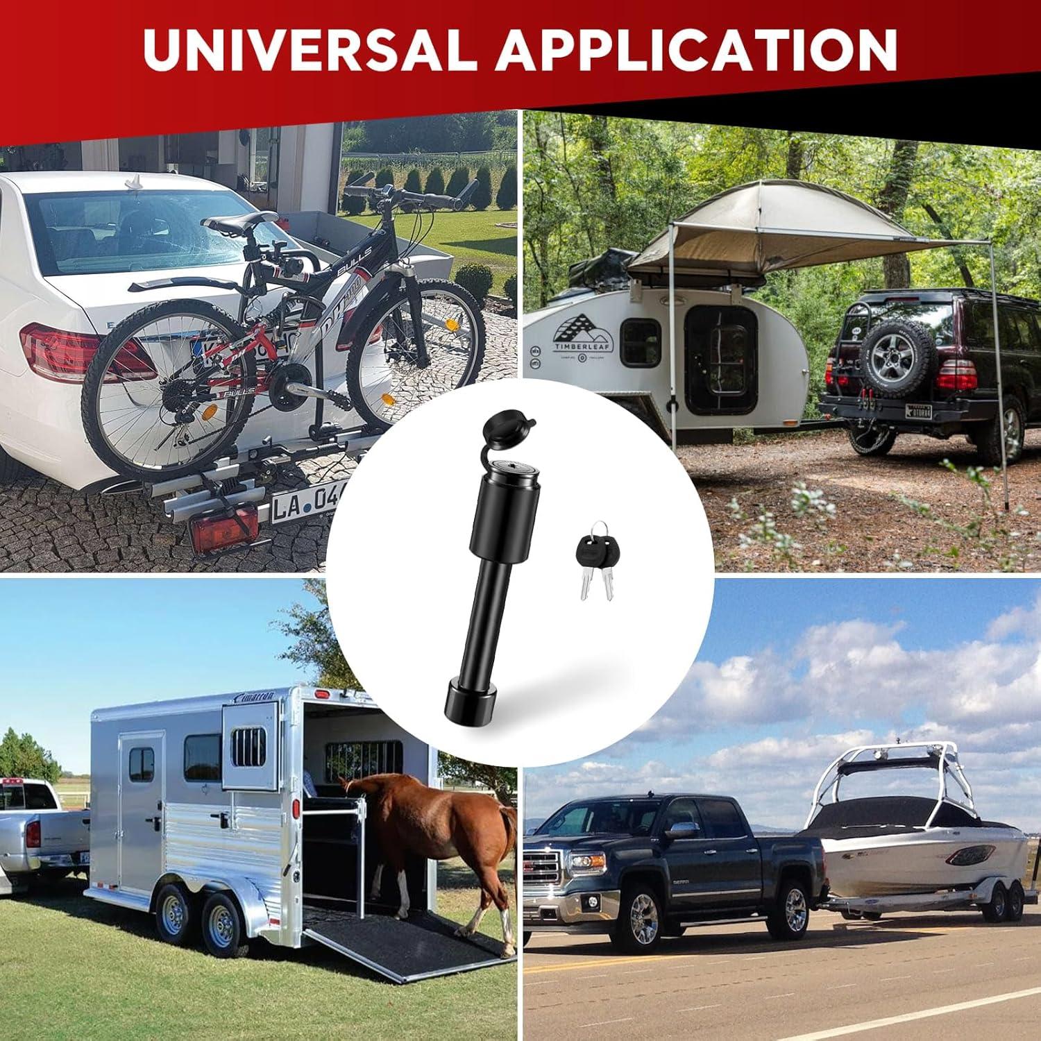 Cerradura de Pasador de Enganche BOYISEN 2" Antirrobo con 2 Llaves