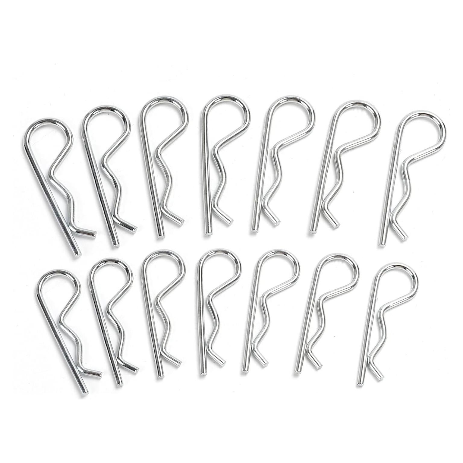 14 Pasadores de Cotter R-Clip BonxaxK 60mm Acero Inoxidable