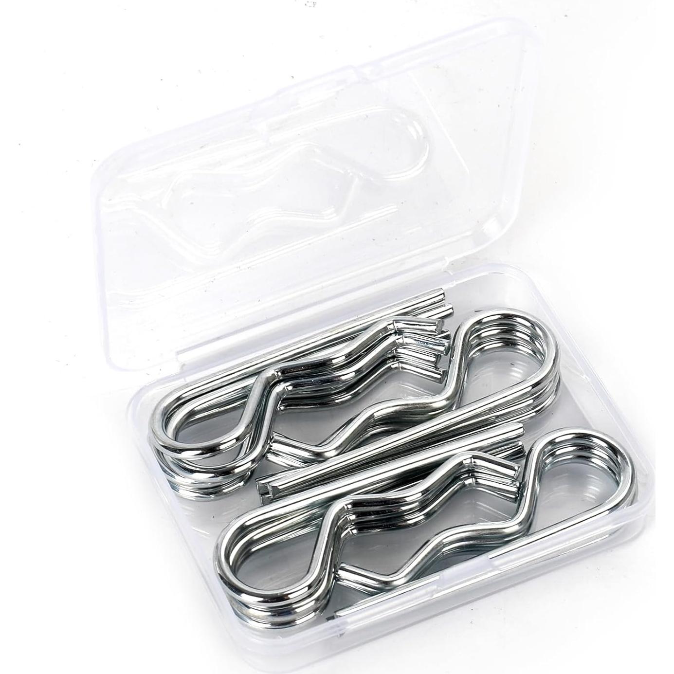 14 Pasadores de Cotter R-Clip BonxaxK 60mm Acero Inoxidable