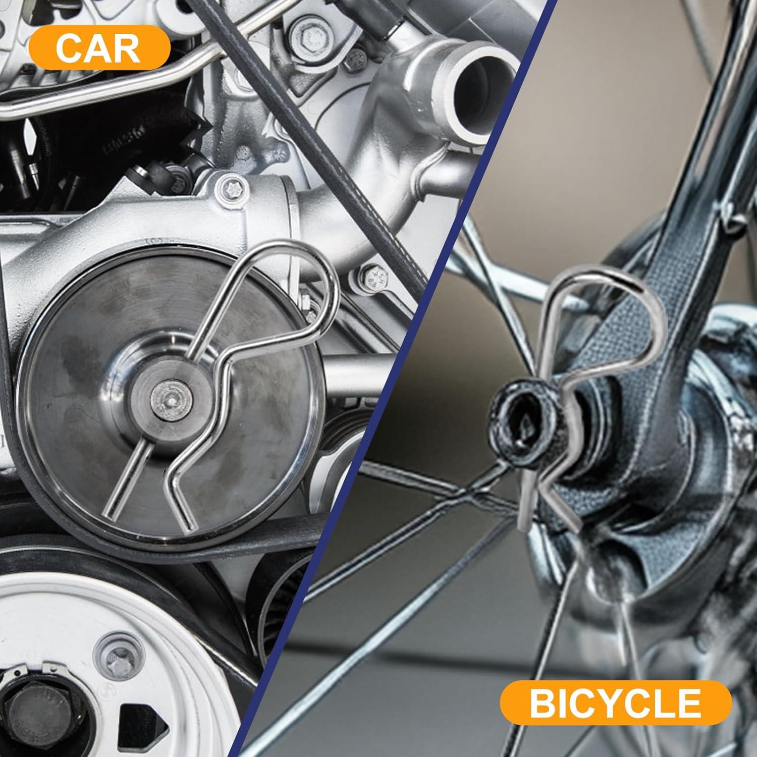 14 Pasadores de Cotter R-Clip BonxaxK 60mm Acero Inoxidable