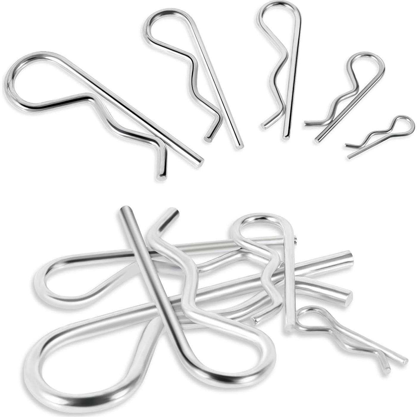 14 Pasadores de Cotter R-Clip BonxaxK 60mm Acero Inoxidable