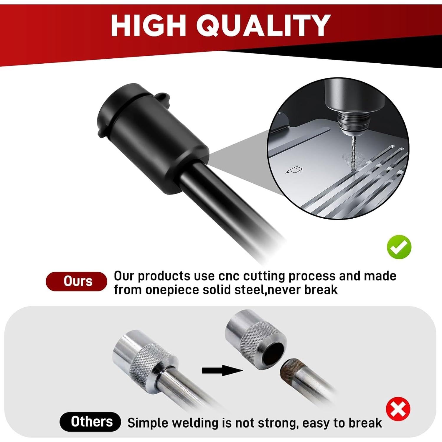 Cerradura de Pasador de Enganche BOYISEN 5/8" Acero Alta Resistencia