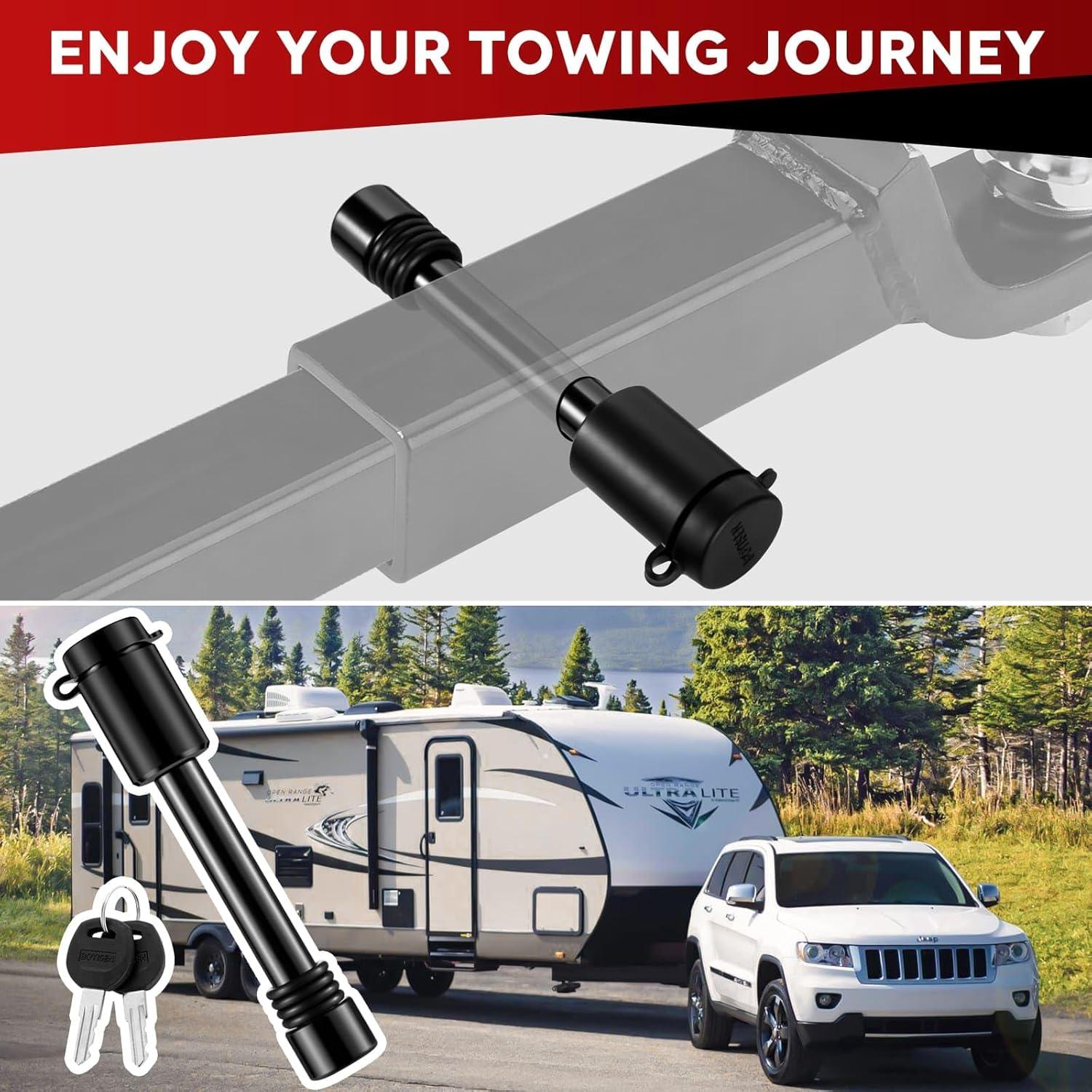 Cerradura de Pasador de Enganche BOYISEN 5/8" Acero Alta Resistencia