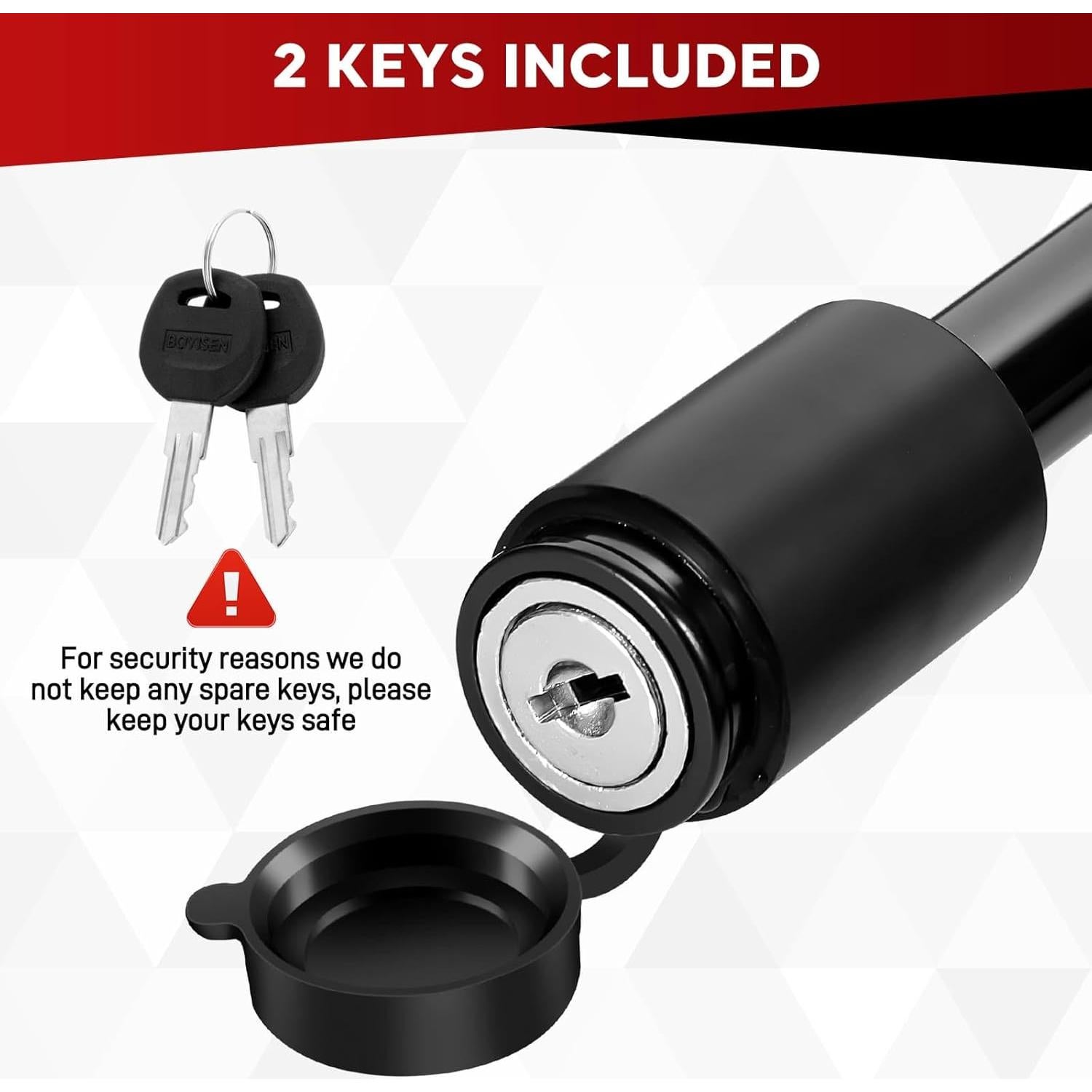 Cerradura de Pasador de Enganche BOYISEN 5/8" Acero Alta Resistencia