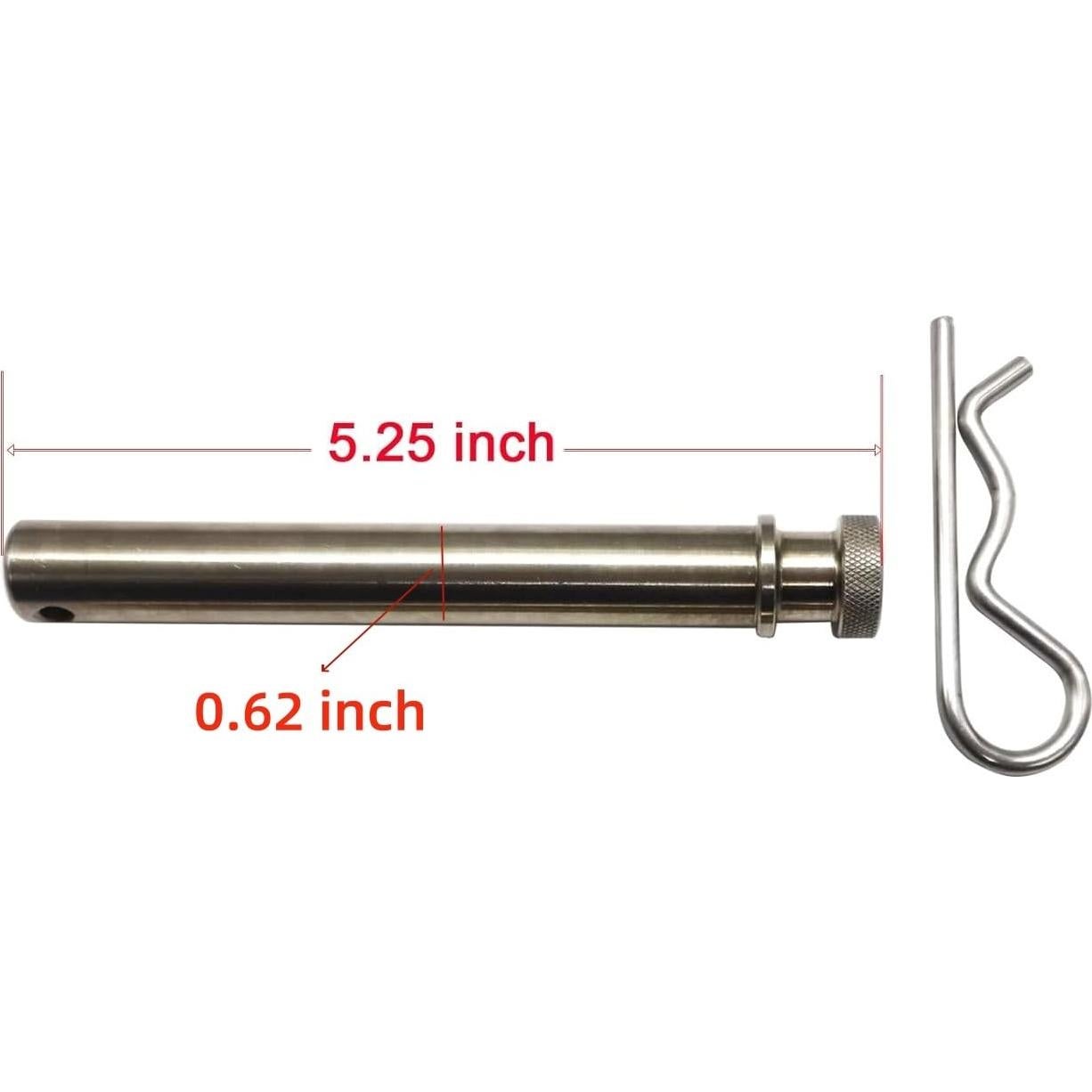 Pin de Enganche y Clip de Acero Inoxidable Groveboo TS35010 2" y 2.5"