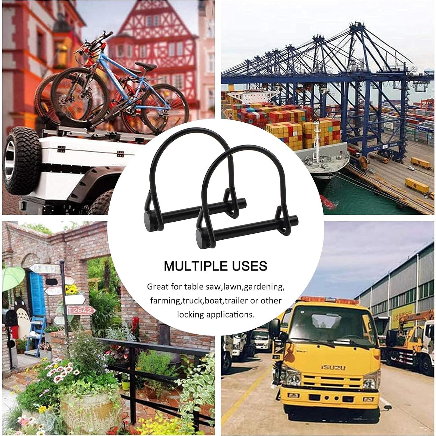 10 Pasadores de Bloqueo de Alambre INCREWAY 6mm para Remolque