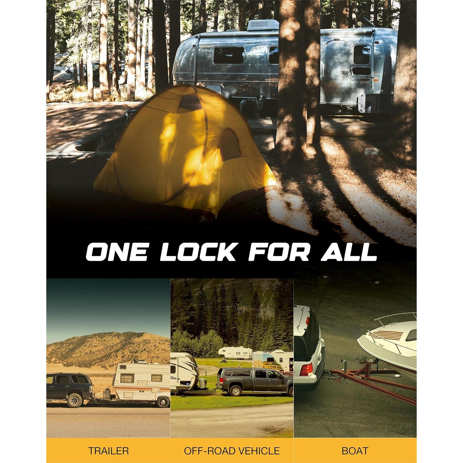 Cerradura de Acoplamiento Ajustable RETRUE 1/4" Pasador