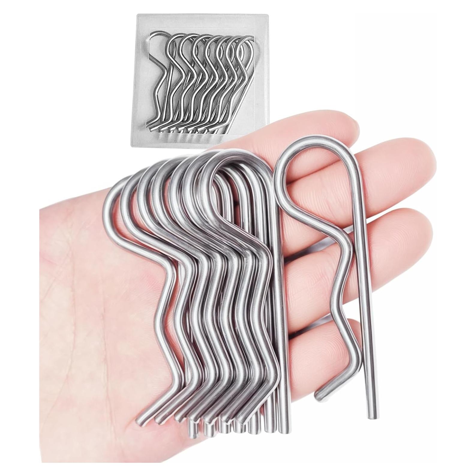 Pasadores de Cotter Jjssnower 3.5x75 mm - 8 Piezas de Acero Inoxidable