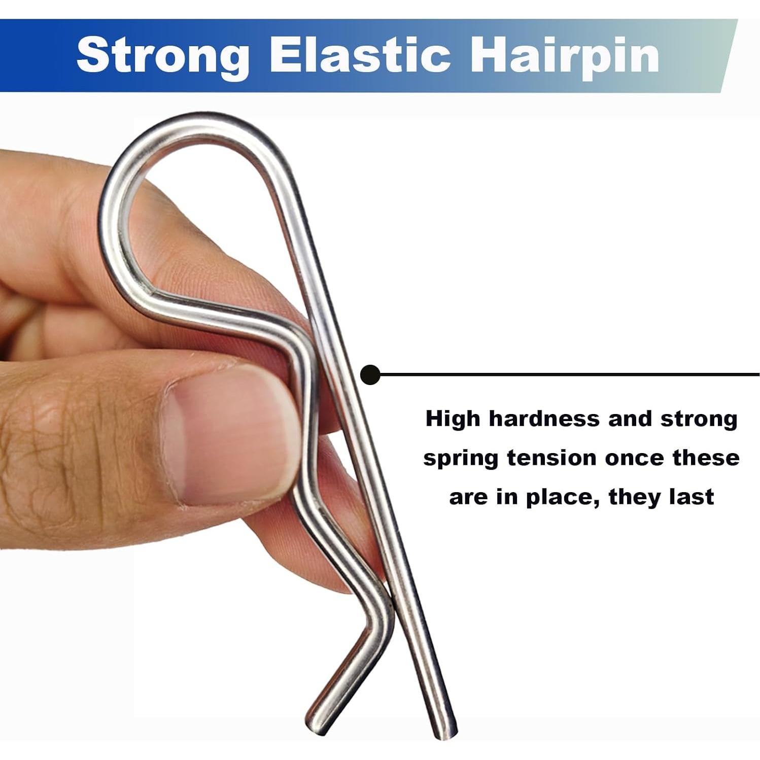 Pasadores de Cotter Jjssnower 3.5x75 mm - 8 Piezas de Acero Inoxidable