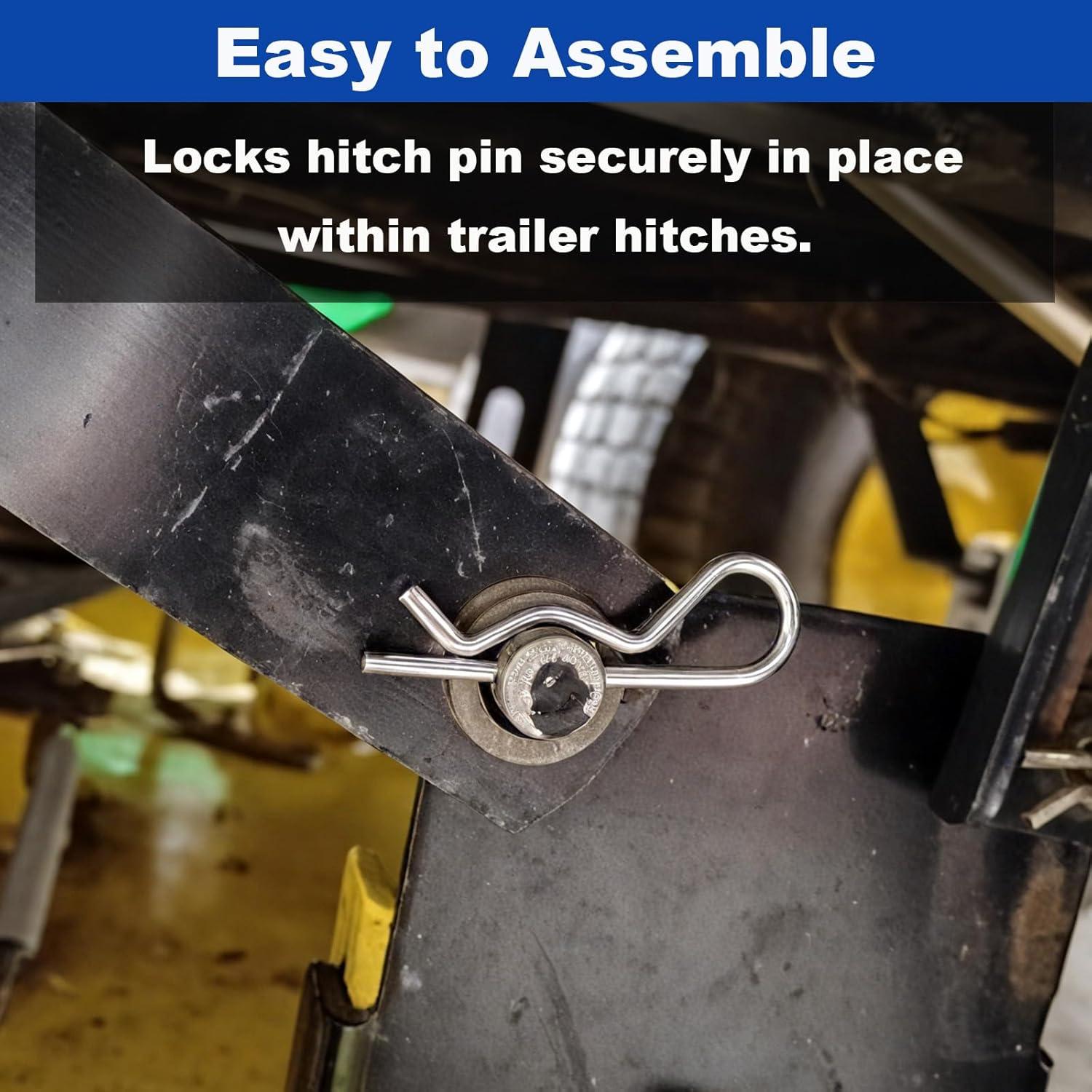 Pasadores de Cotter Jjssnower 3.5x75 mm - 8 Piezas de Acero Inoxidable