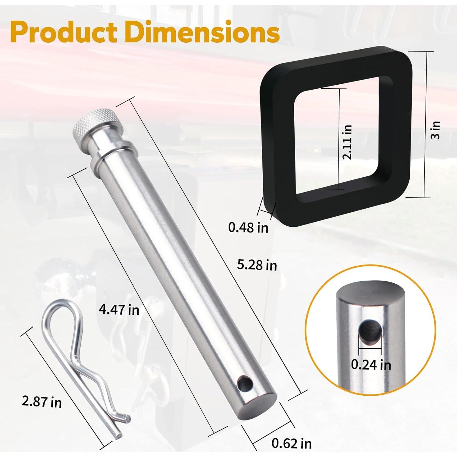 Kit de Pasadores de Enganche Dfnidy TS35010 para Remolque