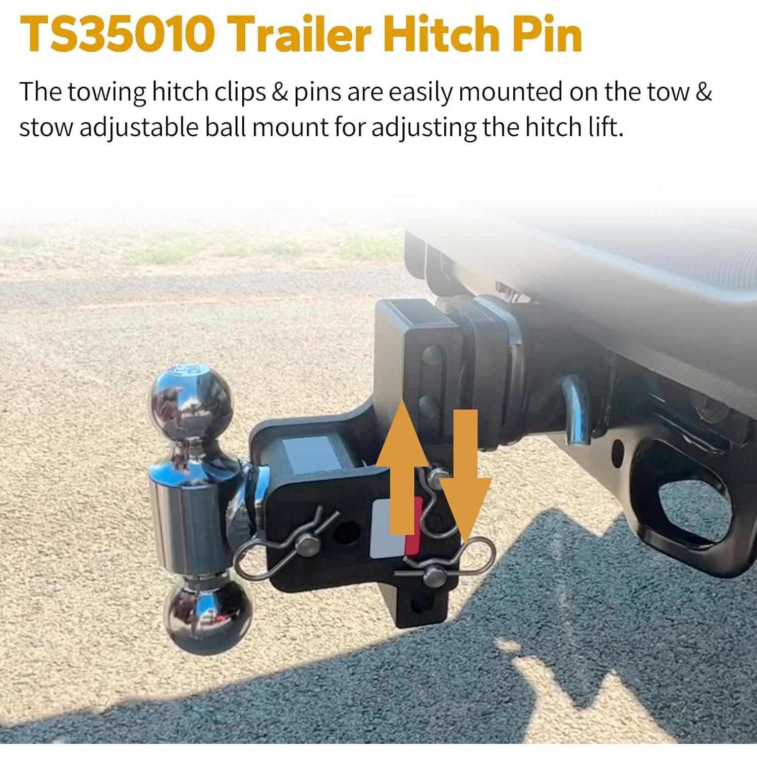 Kit de Pasadores de Enganche Dfnidy TS35010 para Remolque