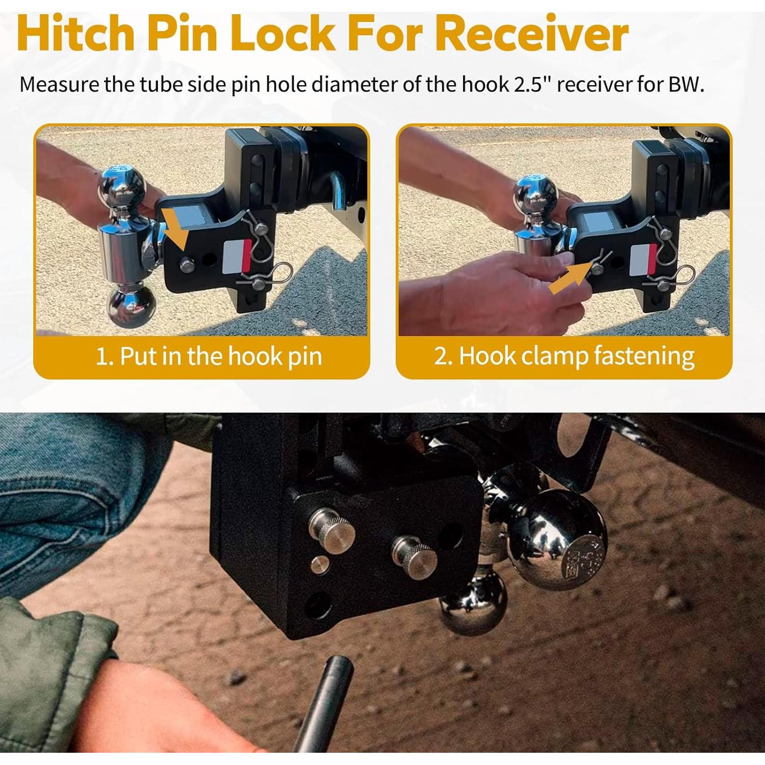 Kit de Pasadores de Enganche Dfnidy TS35010 para Remolque