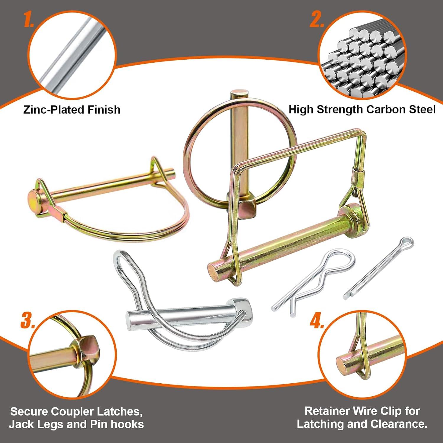 Kit de Pasadores de Alta Resistencia 380 Pcs MINIMARU