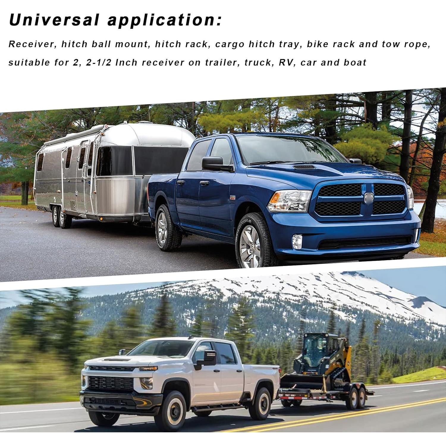 Cerradura de receptor de enganche MUQIDA 5/8" antirrobo