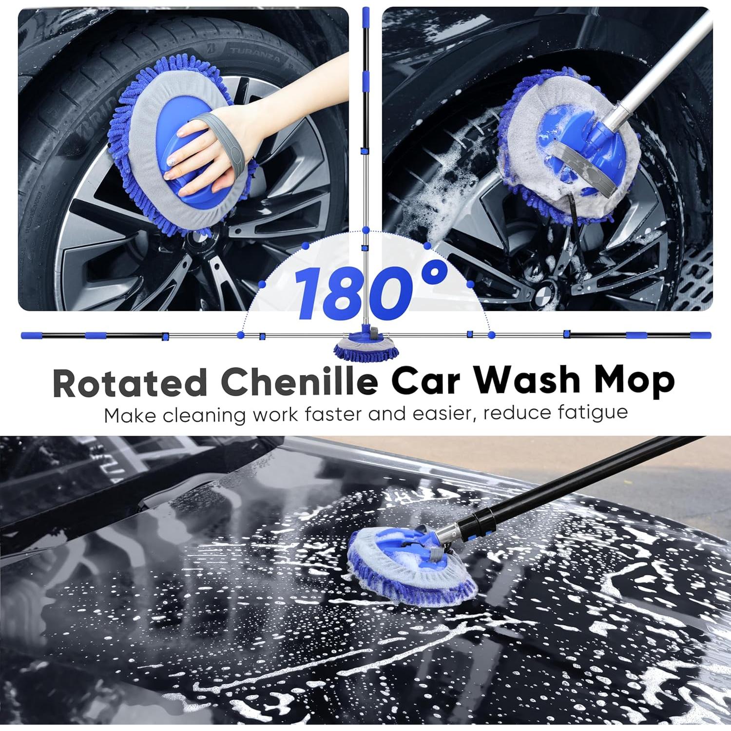 Kit de Lavado de Autos 11 Piezas FixOasis 1.52-3.66m