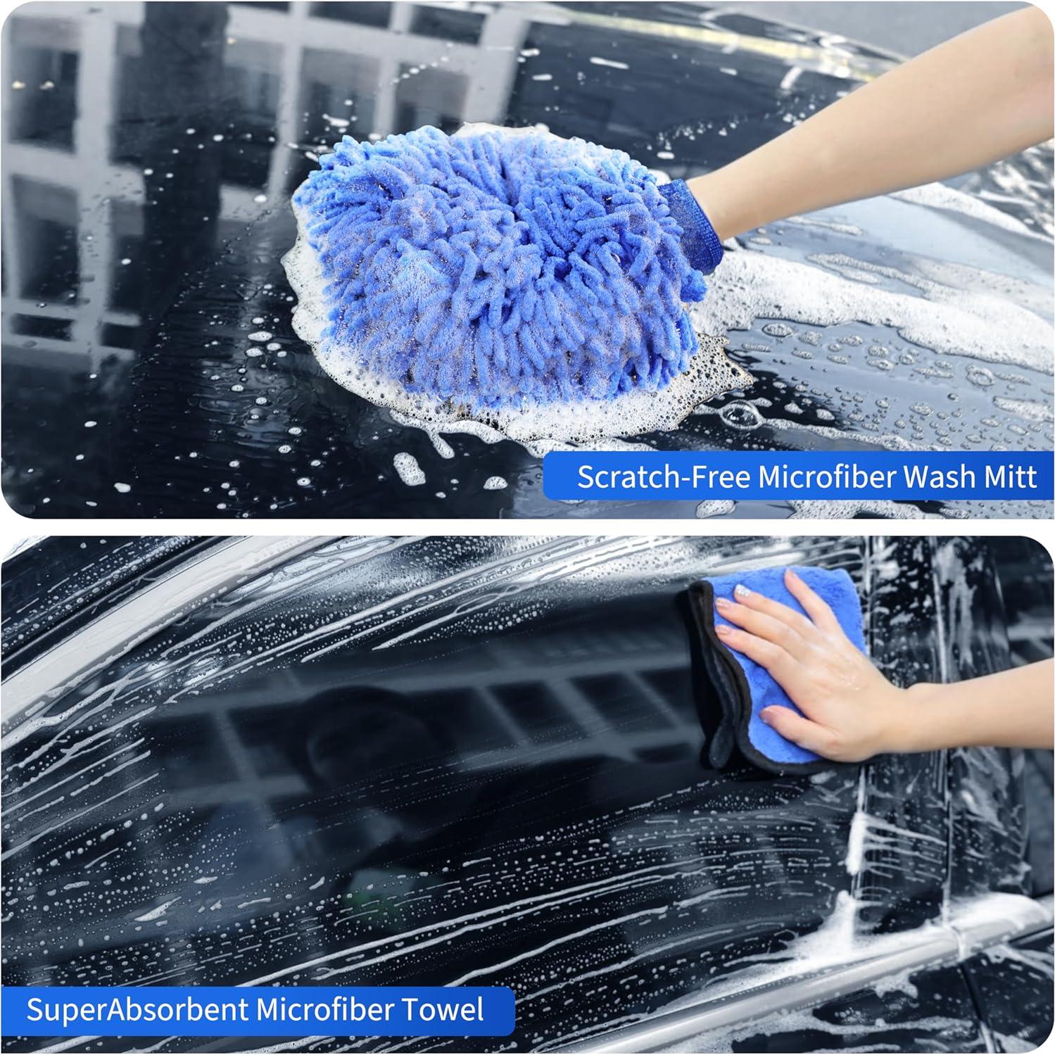 Kit de Lavado de Autos 11 Piezas FixOasis 1.52-3.66m