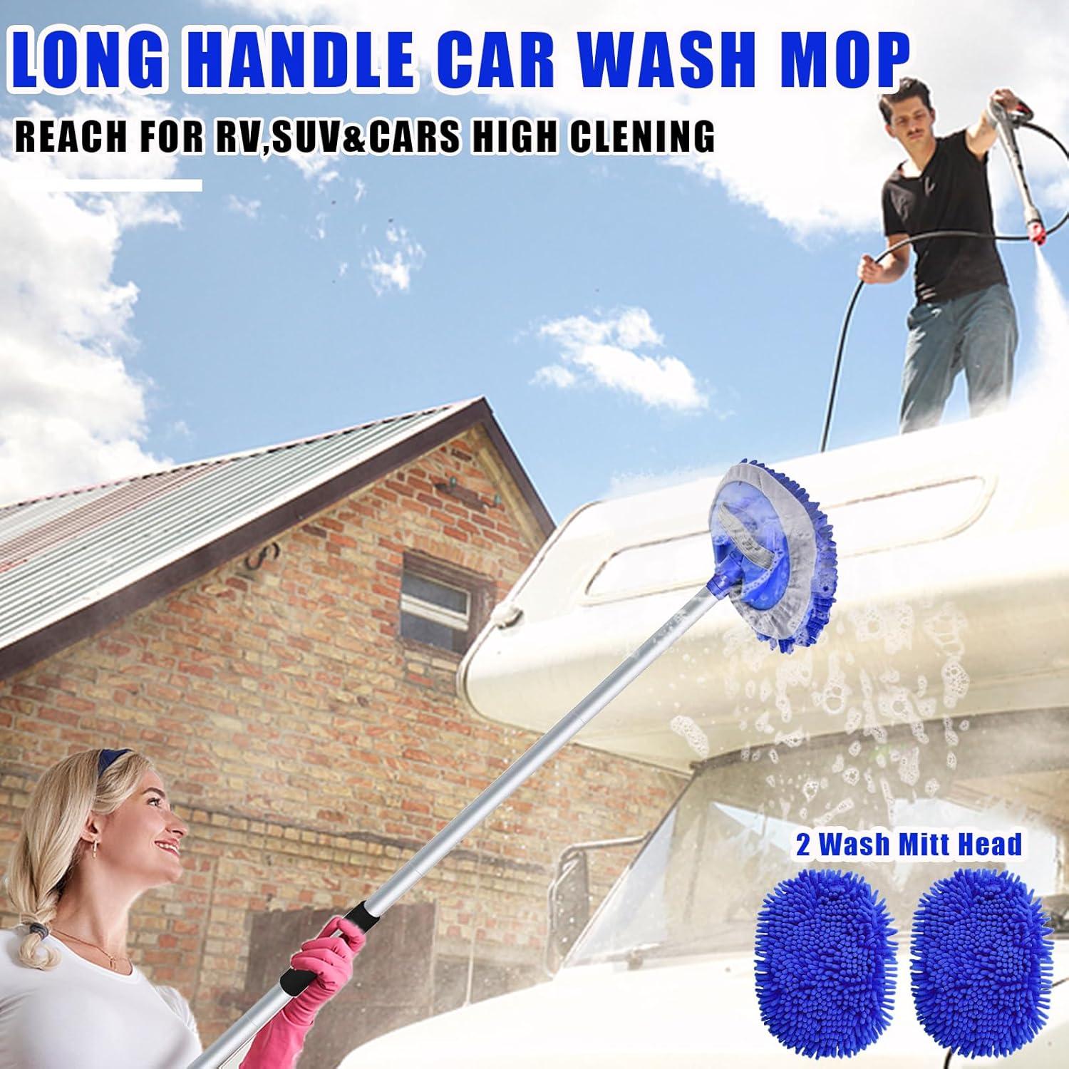 Kit de Lavado de Autos 17PCS TSUNDERE L con Cepillo de 158cm