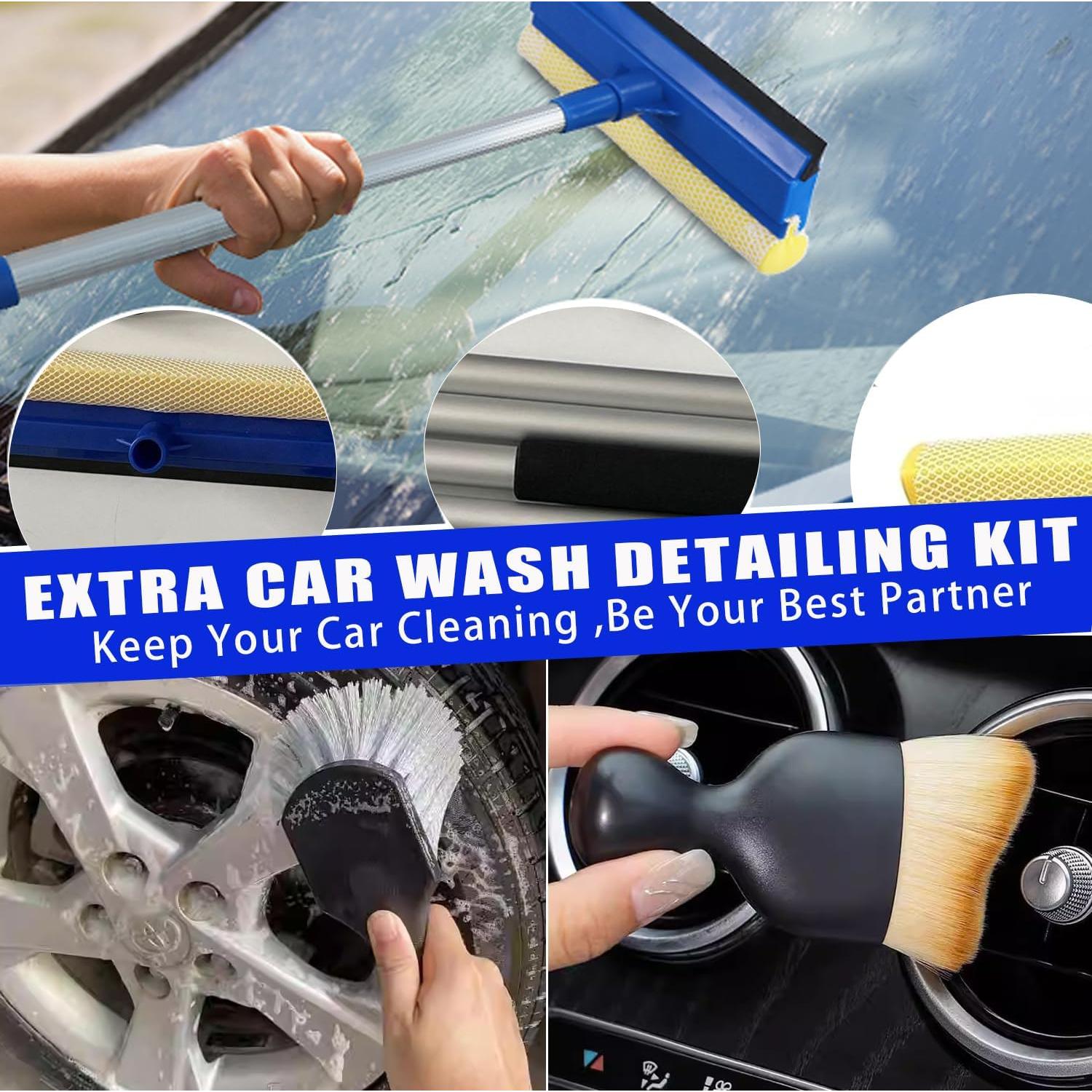 Kit de Lavado de Autos 17PCS TSUNDERE L con Cepillo de 158cm