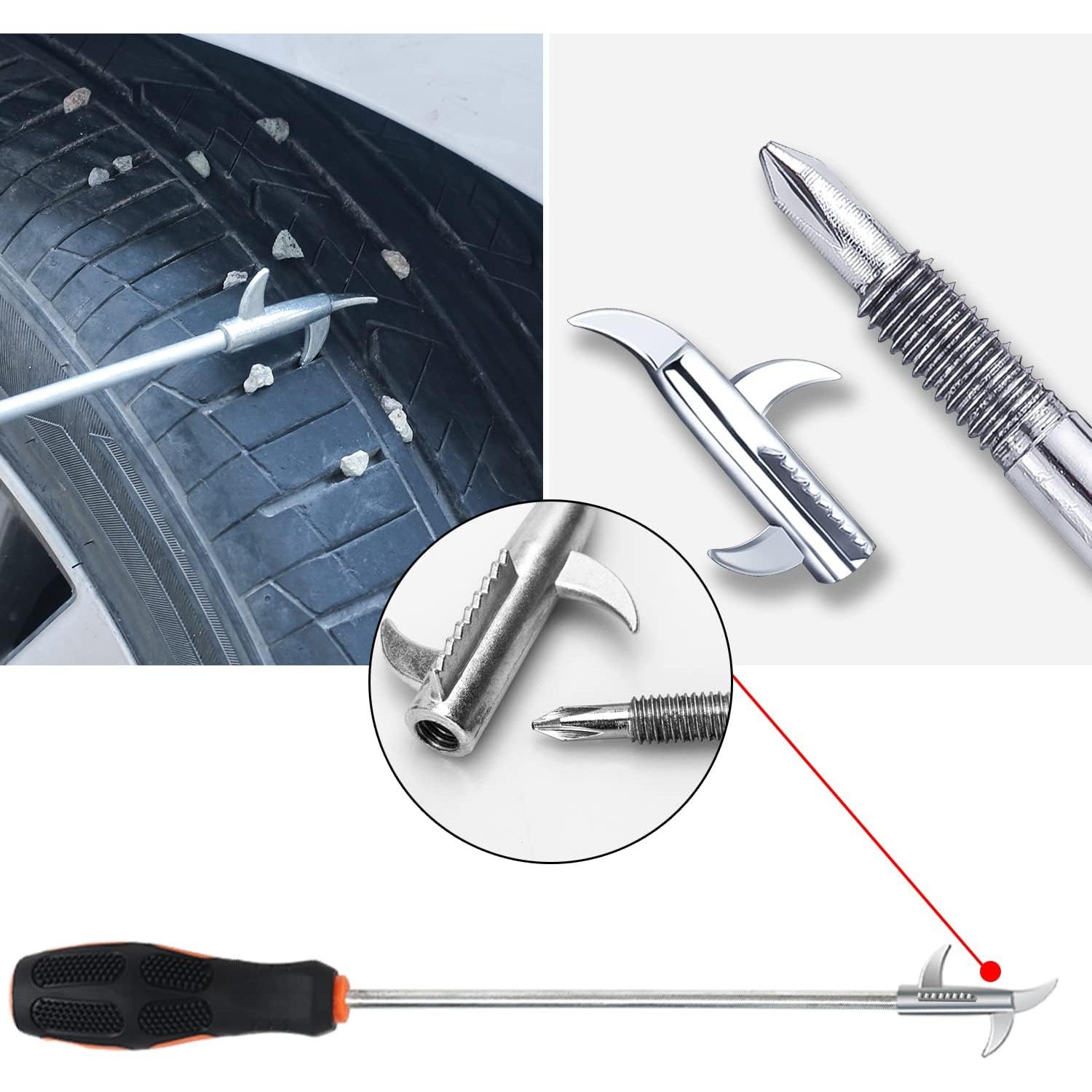 Kit de Limpieza de Coche AUTODECO 30 Piezas con Cubo Plegable